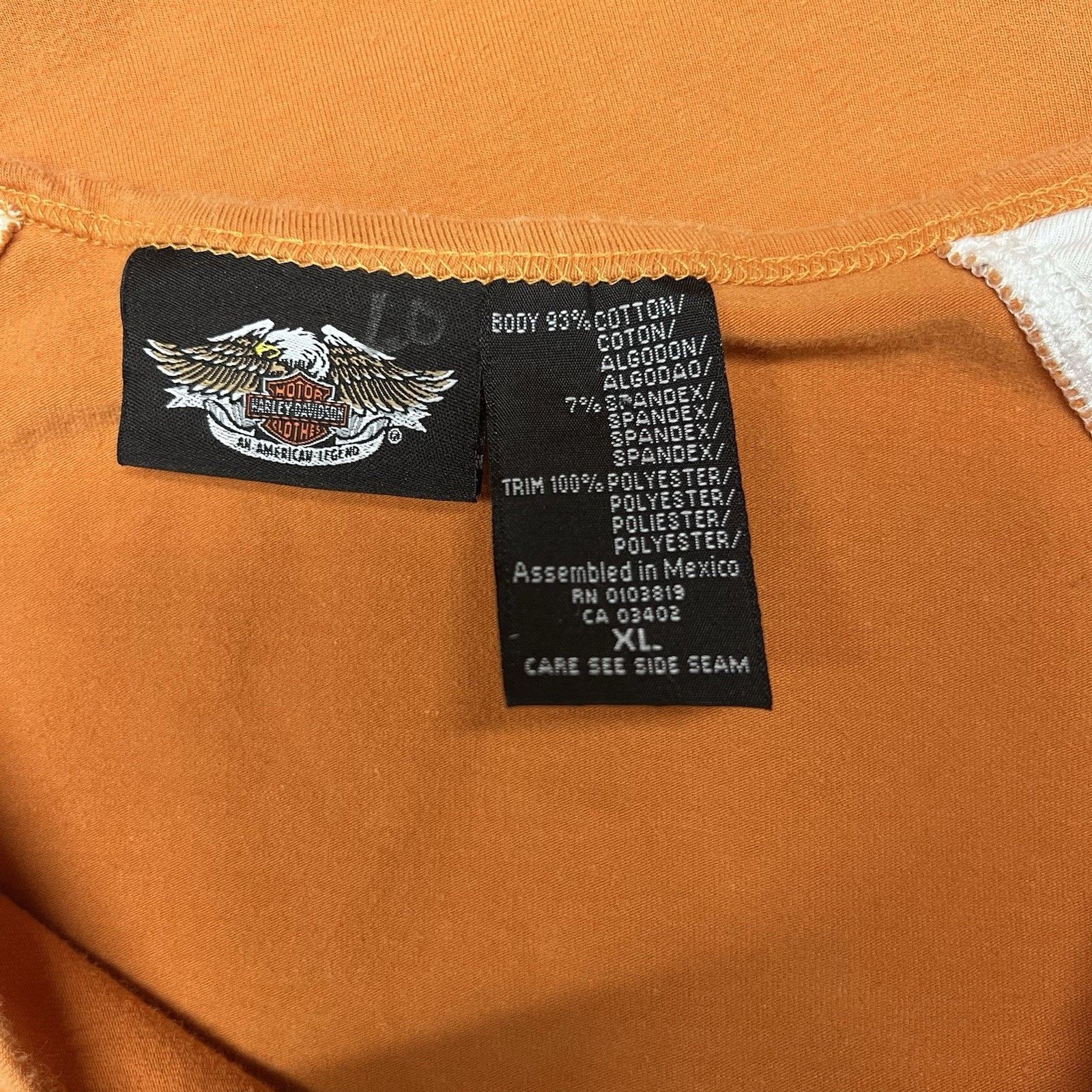 Harley Davidson Vintage Harley Davidson XL Women’s 1/4 Zip Tank Size XL / US 12-14 / IT 48-50 - 6 Thumbnail