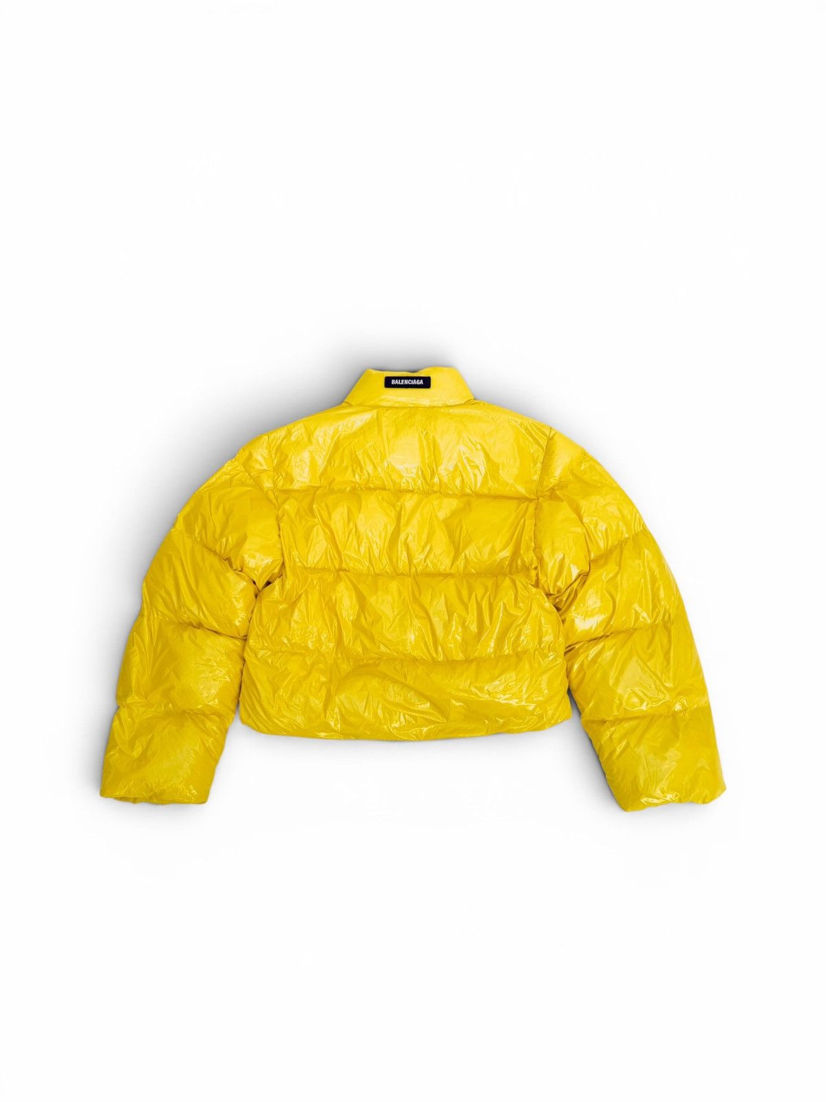 Balenciaga Balenciaga Shrunk Puffer Jacket Yellow Size US L / EU 52-54 / 3 - 2 Thumbnail