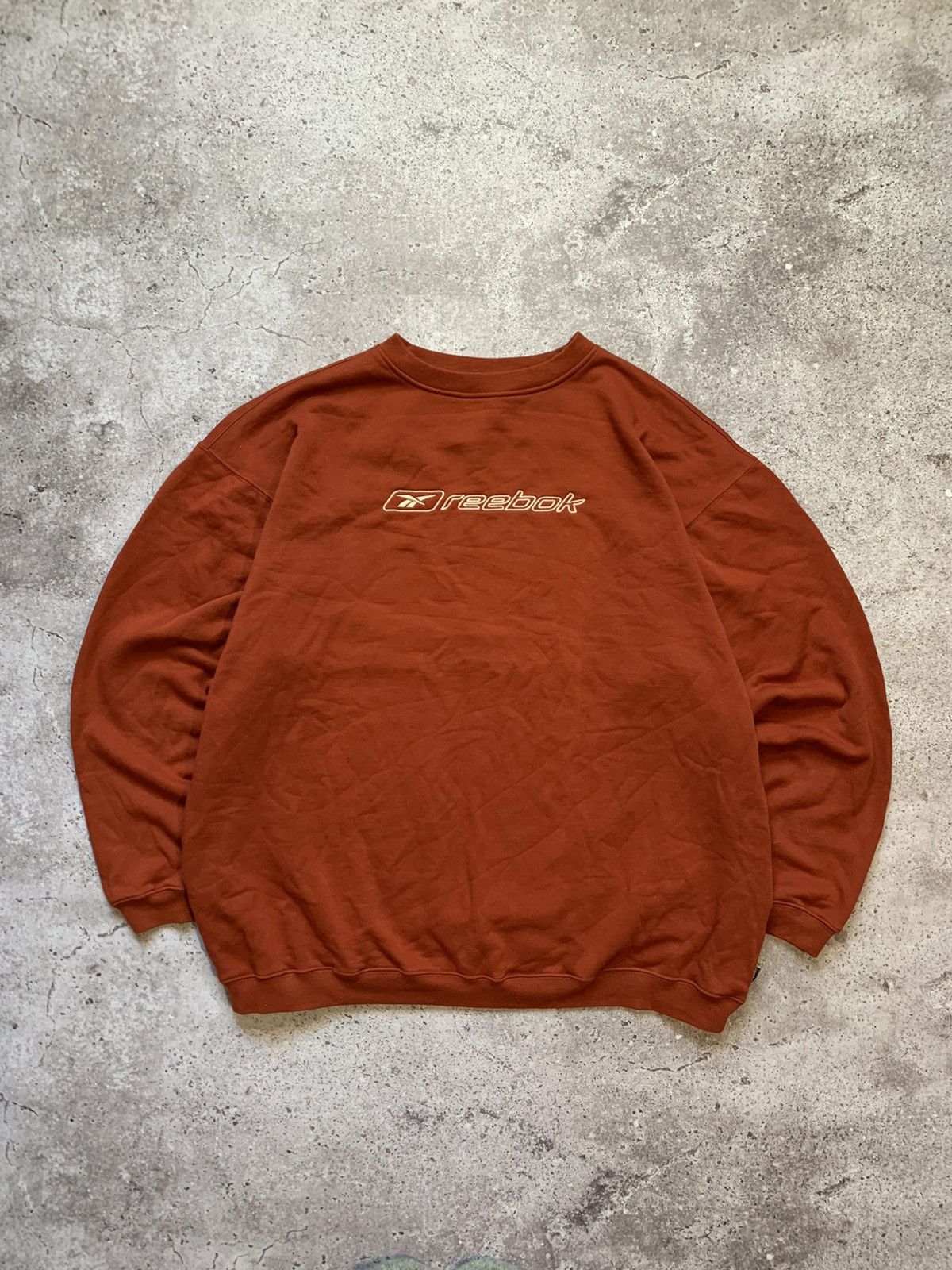 Russell Athletic × Vintage 90s Reebok Athletic Basic Crewneck Sweatshirt Size US XL / EU 56 / 4 - 1 Thumbnail