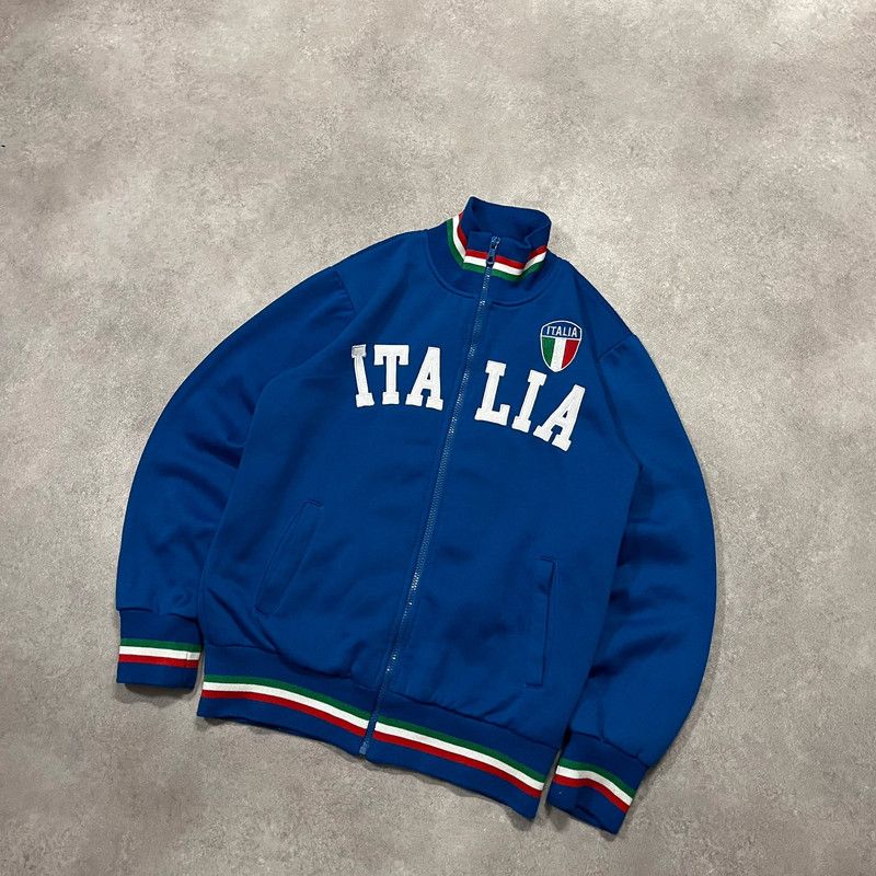 Japanese Brand Vintage Italia Spellout Zip Up Retro Y2K 90s Style Size US S / EU 44-46 / 1 - 2 Thumbnail