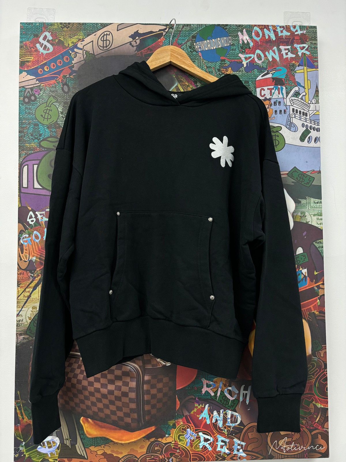 LOSTSHDWS LostSHDWS Single Layered Classic Hoodie Black White Size US XL / EU 56 / 4 - 1 Preview