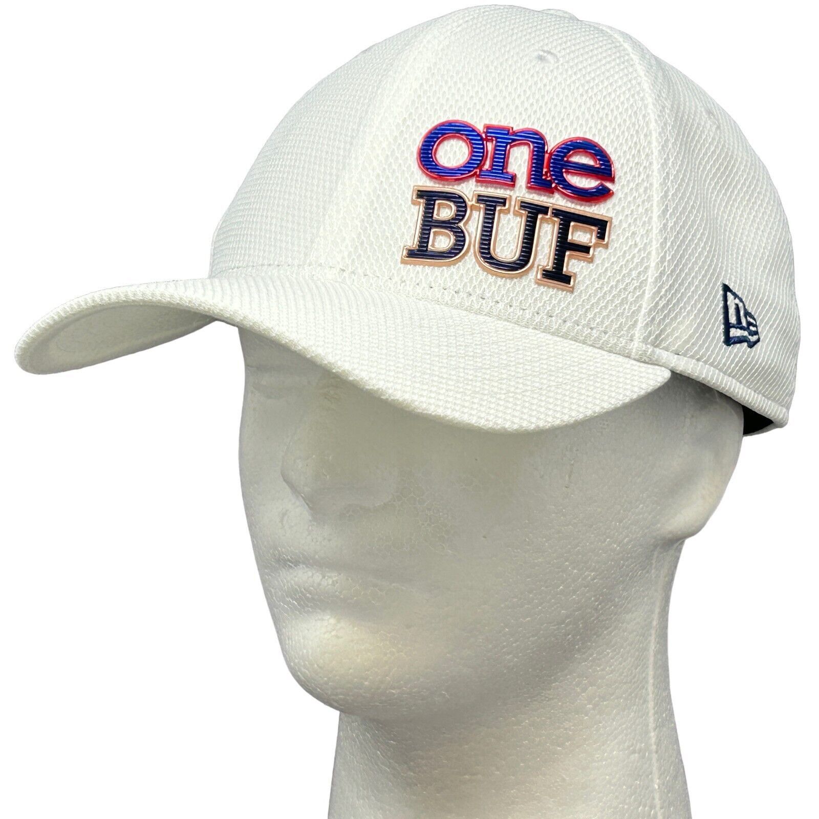New Era One Buf Hat Baseball Cap Buffalo Sabres Bills New Era White Size ONE SIZE - 11 Thumbnail