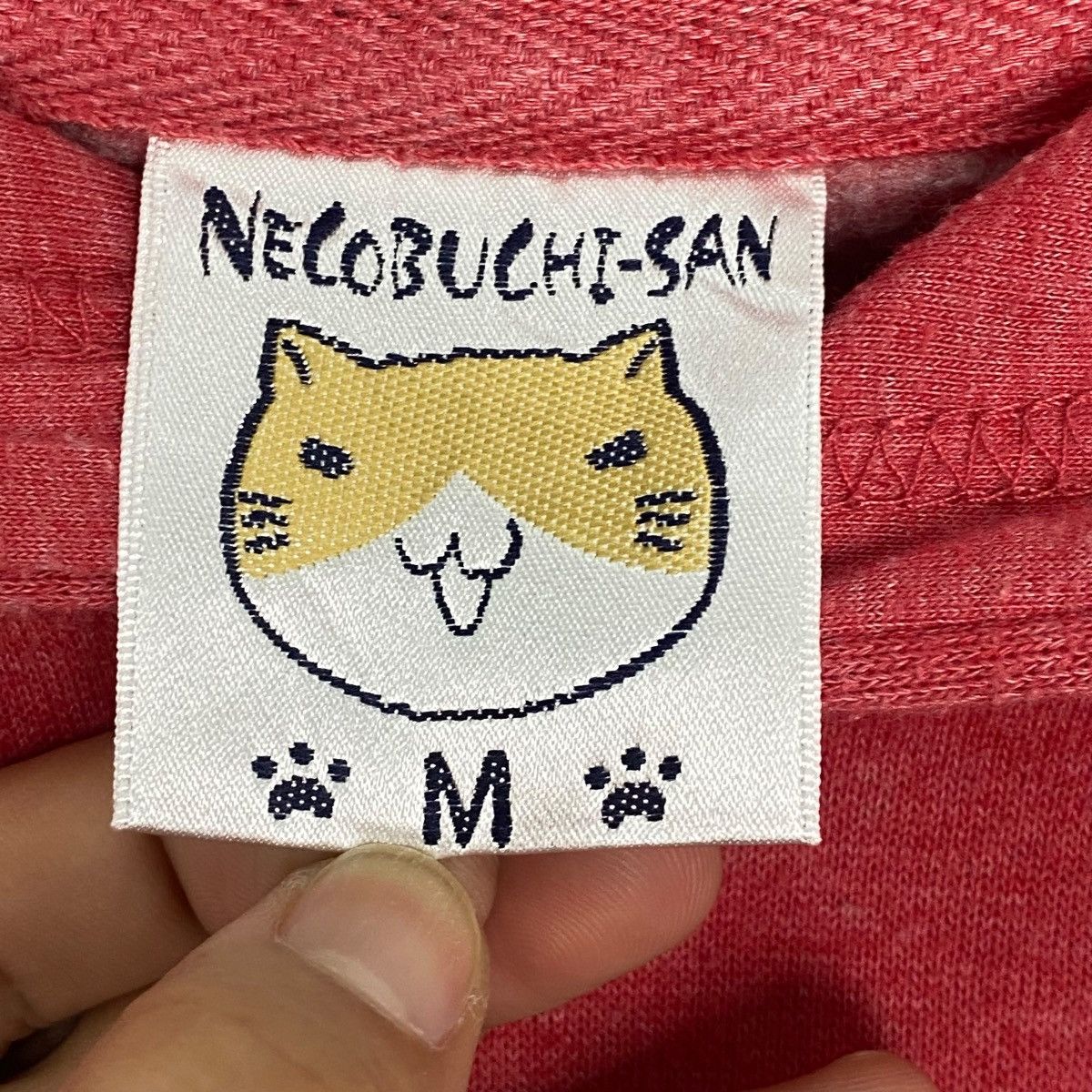 Vintage Vintage Necobuchisan Hoodie Sweater Red Big Logo Size M Size US M / EU 48-50 / 2 - 7 Thumbnail
