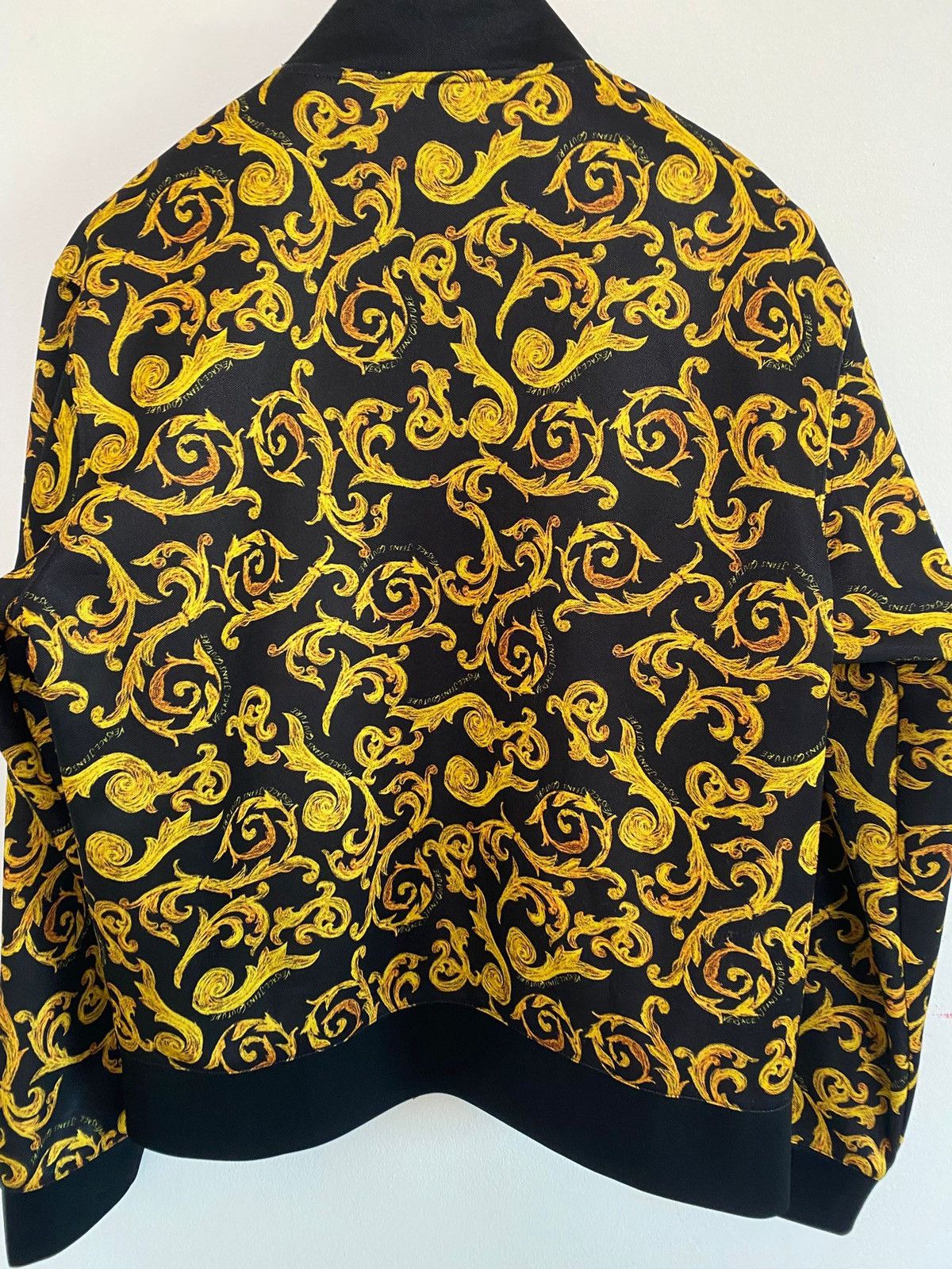 Versace Jeans Couture Versace Jeans zip-up sweatshirt Culture size M black gold, Size US M / EU 48-50 / 2 - 8 Thumbnail