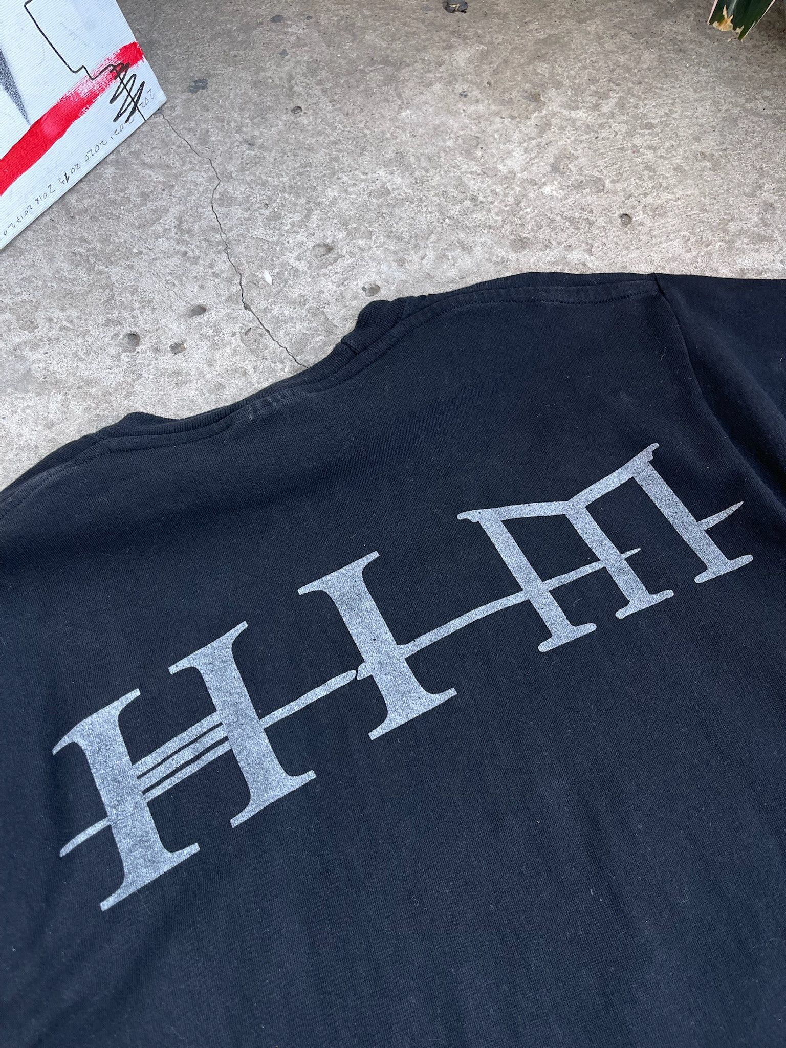 Band Tees HIM Vintage Goth Rock Band Graphic Print T-shirt Size US M / EU 48-50 / 2 - 7 Thumbnail
