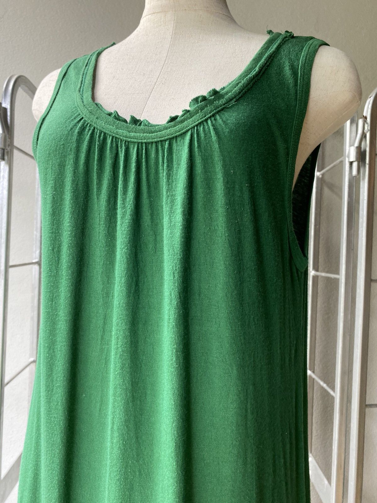 Zucca ZUCCA Green Layered-Hem Maxi Dress. Size M / US 6-8 / IT 42-44 - 6 Thumbnail