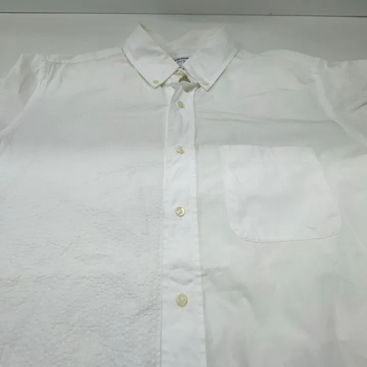 Thom Browne Thom Browne Short Sleeve Shirt with Striped Cuffs -2507 Size US S / EU 44-46 / 1 - 2 Thumbnail