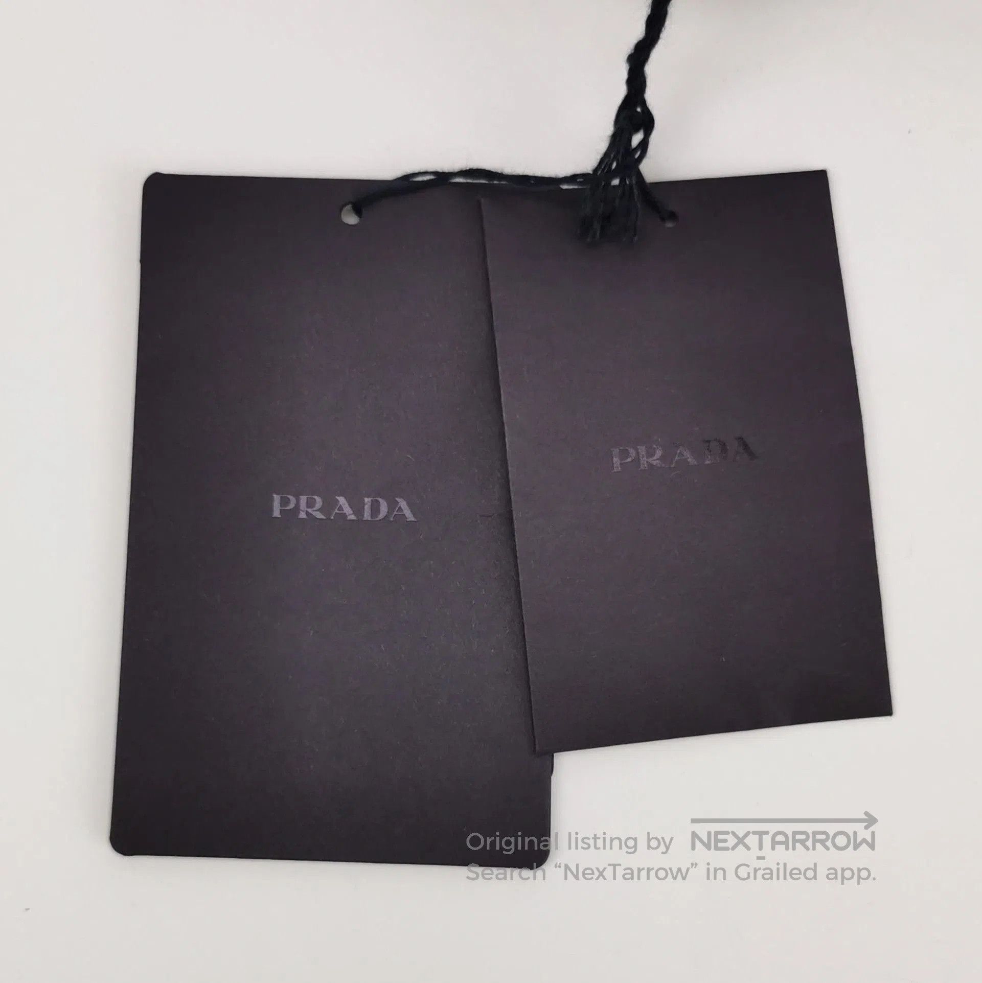 Prada Prada Black Wool Straight. Size 41" - 1 Thumbnail