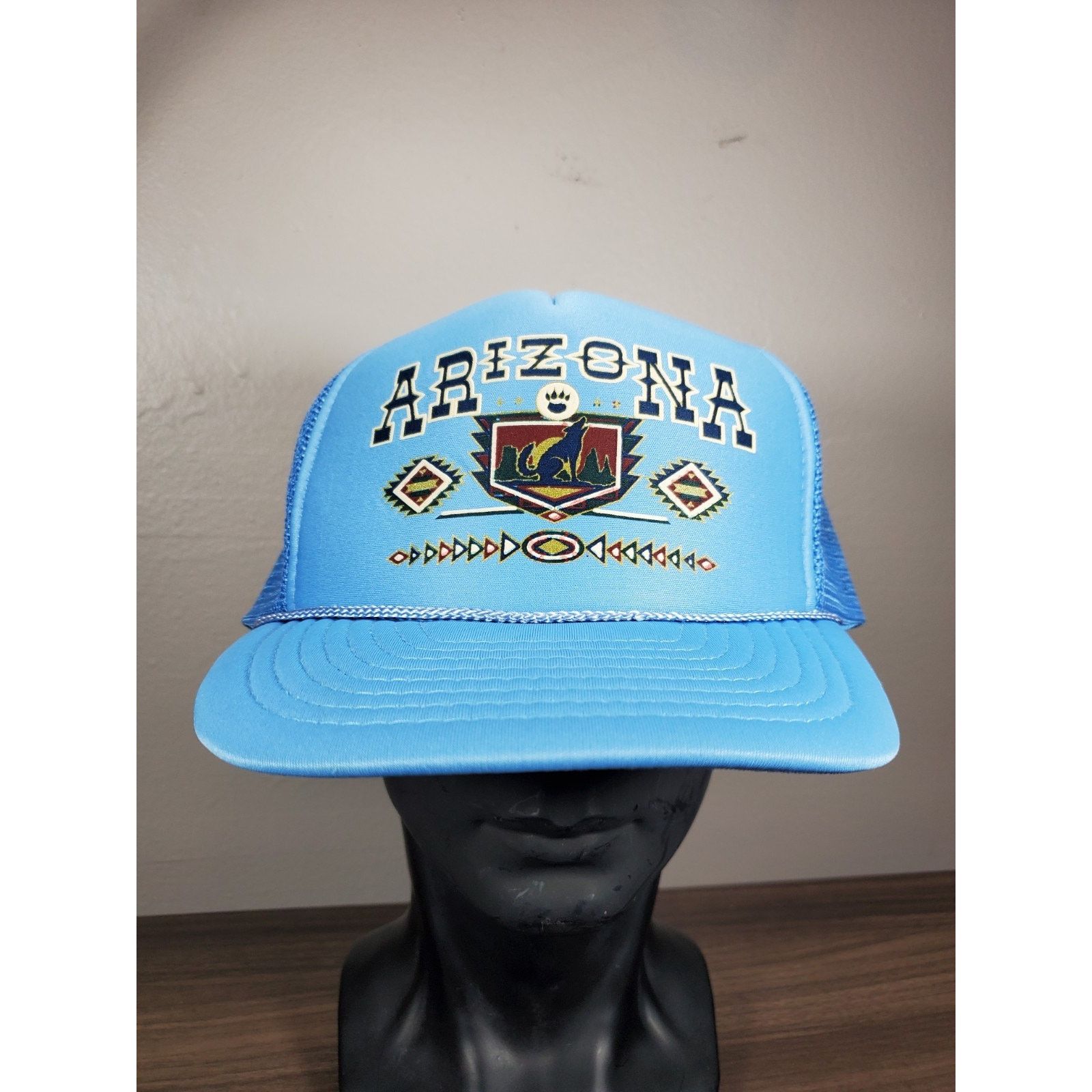 Vintage Arizona Wildcats Cactus Sunset Trucker Hat Mesh Snapback Cap Size ONE SIZE - 1 Thumbnail