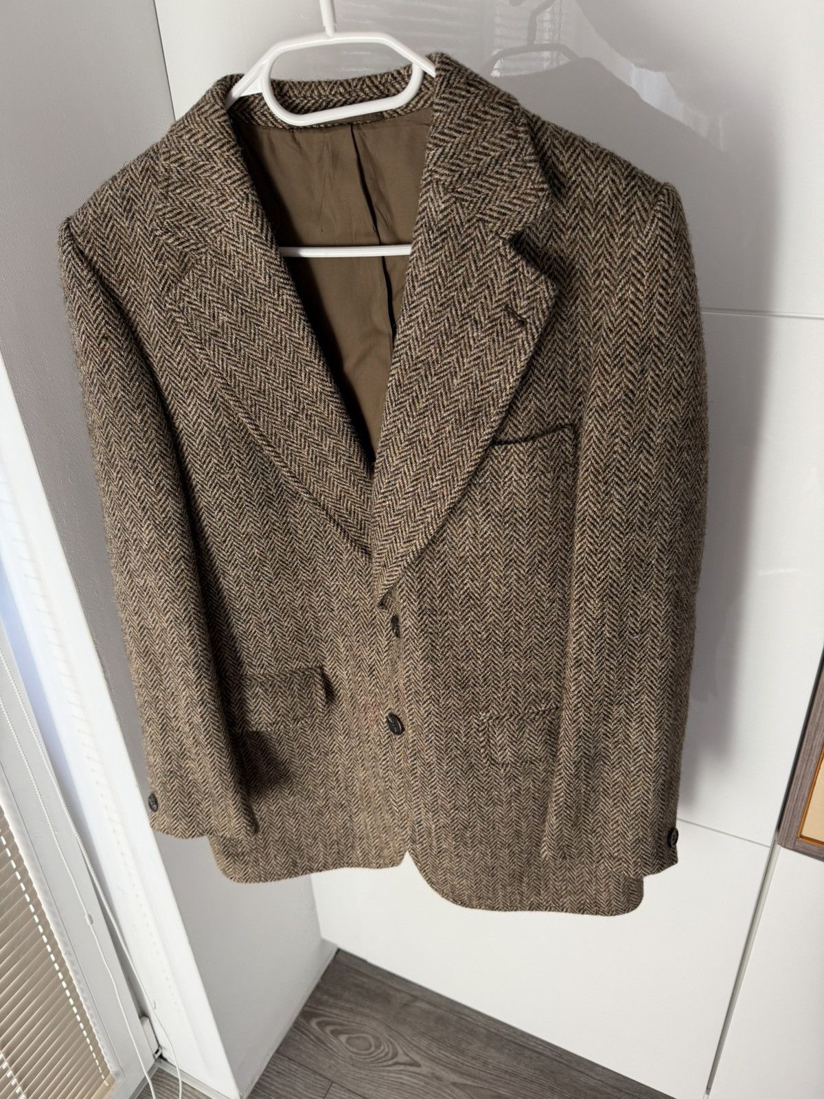 Harris Tweed ‼️Vintage Harris Tweed Scottish First EDT Wool Blazer Size 42S - 3 Thumbnail