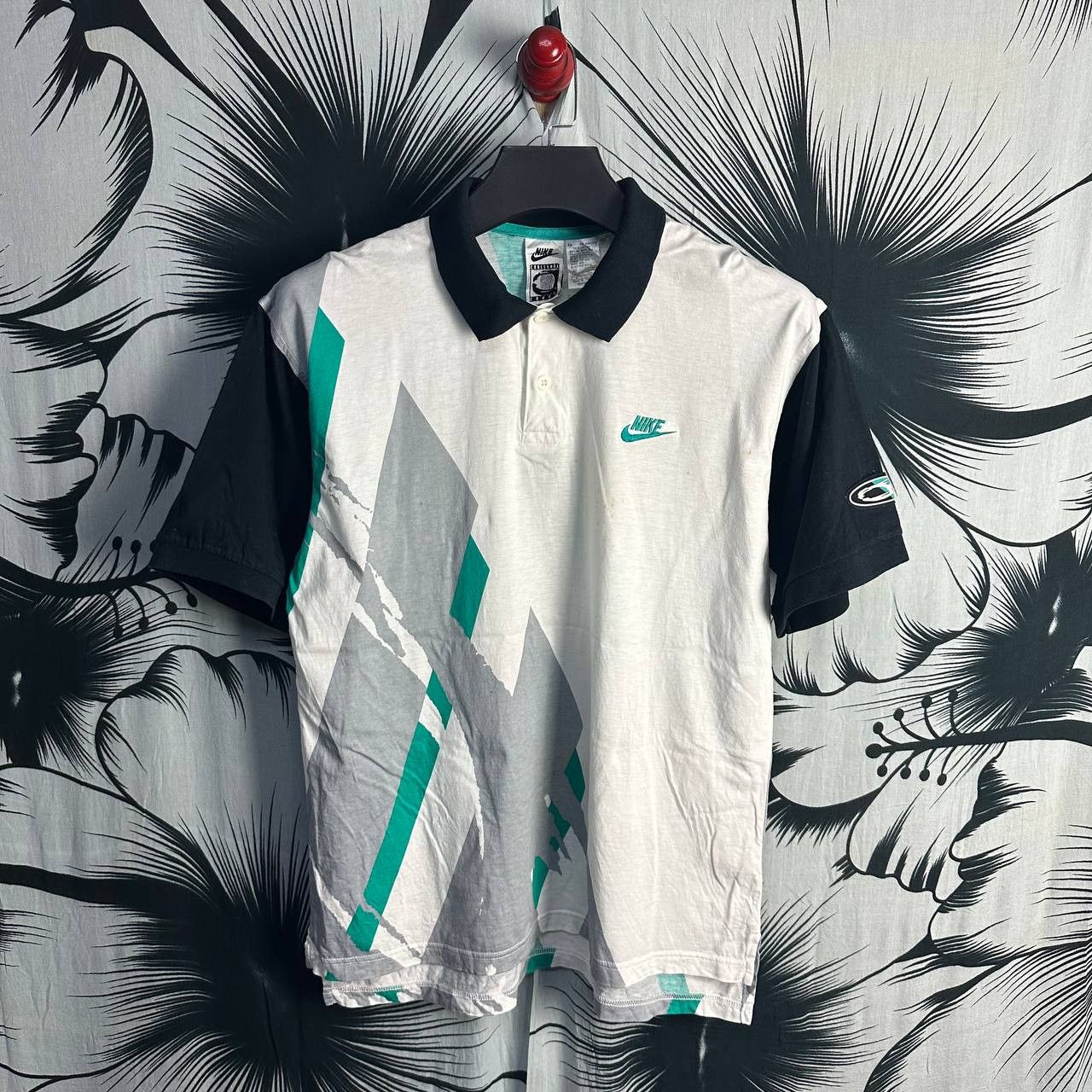 Vintage 90s Nike Challenge Court Andre Agassi Polo Tee