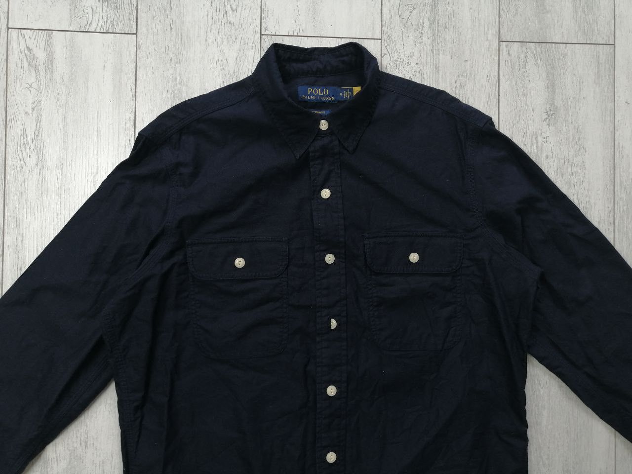 Polo Ralph Lauren Dark Blue Polo Shirt Ralph Lauren Size M Size US M / EU 48-50 / 2 - 2 Thumbnail