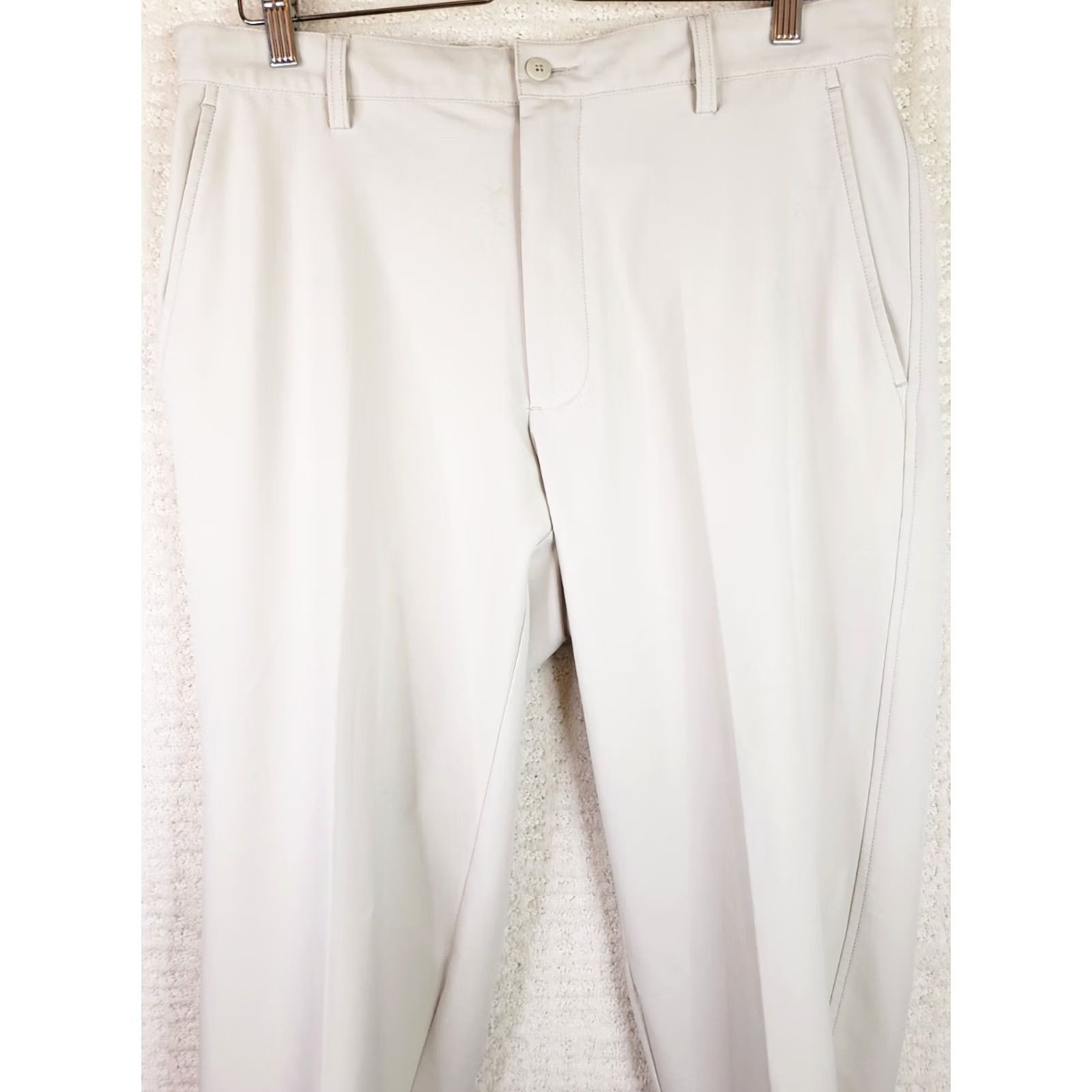 Footjoy FootJoy Pants Mens 38 Beige Men 38x30 Light Performance Stretch Chinos Logo Size US 38 / EU 54 - 2 Thumbnail