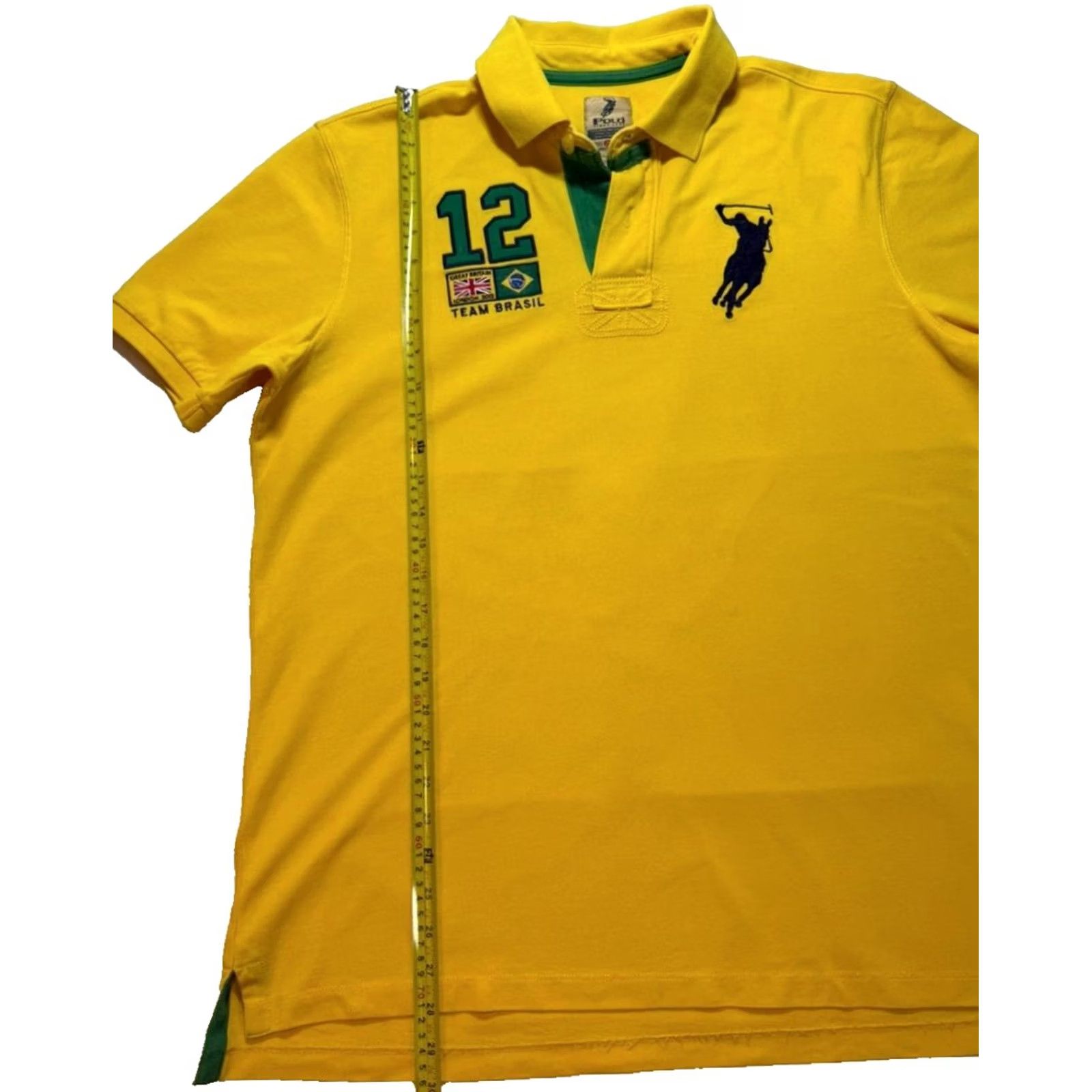 Polo Ralph Lauren Polo Ralph Lauren Team Brazil Yellow Shirt Mens XXL Size US XXL / EU 58 / 5 - 6 Thumbnail