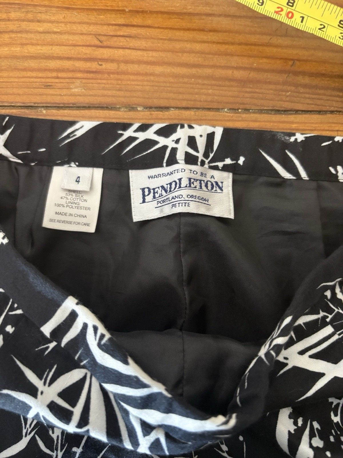 Pendleton Pendleton Size Silk Cotton High Rise Straight Leg Size 27" / US 4 / IT 40 - 6 Thumbnail