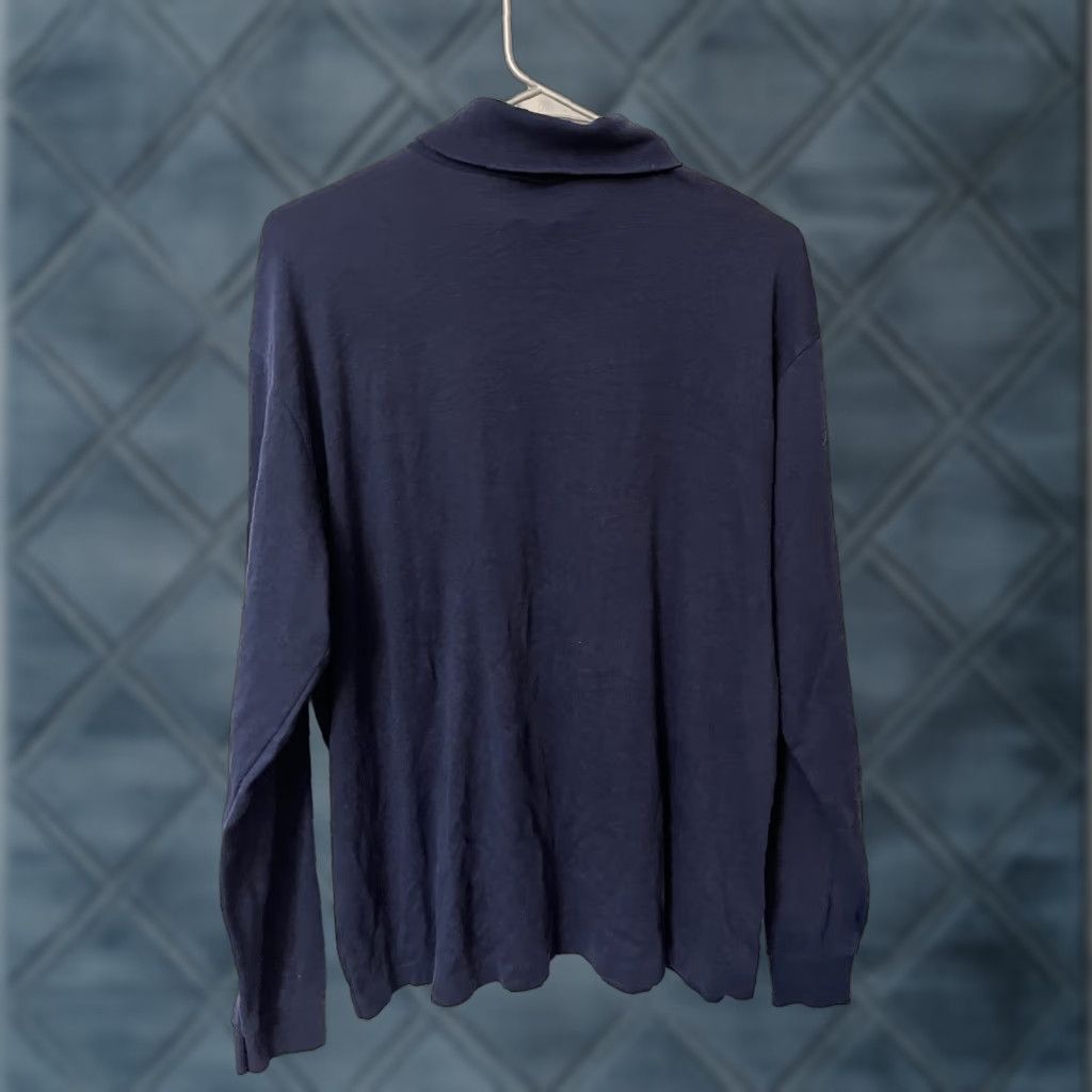Vintage VINTAGE Penguin By Munsingwear Shirt XL Blue Turtleneck Long Sleeve Men's - Button-Up, USA, Blue, XL, Vintage, Mens Size US XL / EU 56 / 4 - 1 Thumbnail