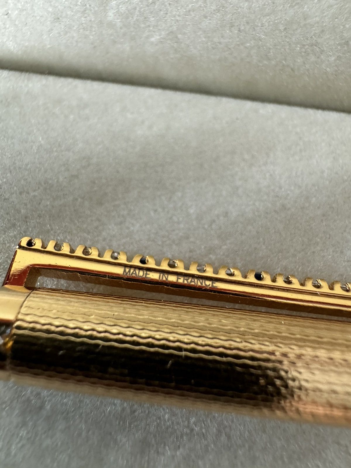 S.T. Dupont S.T DUPONT LAQUE DE CHINE GOLD DIAMOND SAPPHIRE ROLLERPEN Size ONE SIZE - 10 Thumbnail