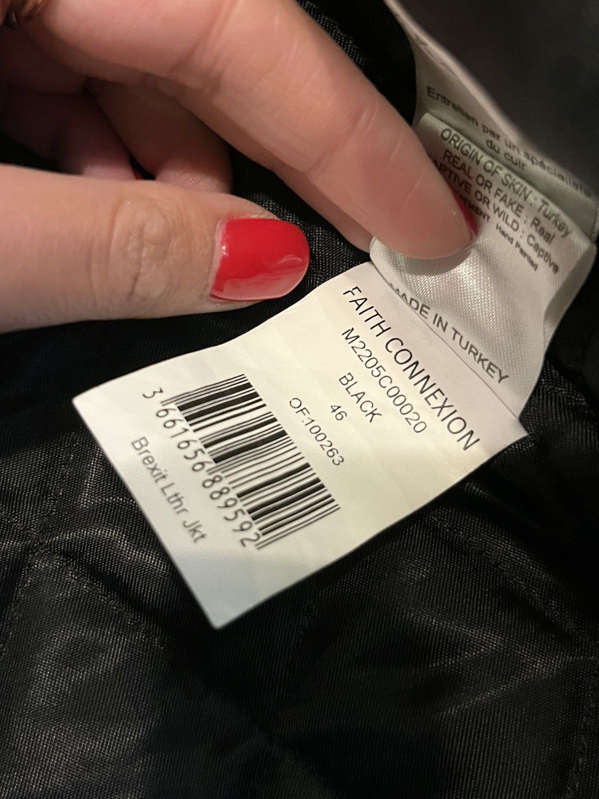 Faith Connexion BREXIT Leather Jacket Size US S / EU 44-46 / 1 - 11 Thumbnail