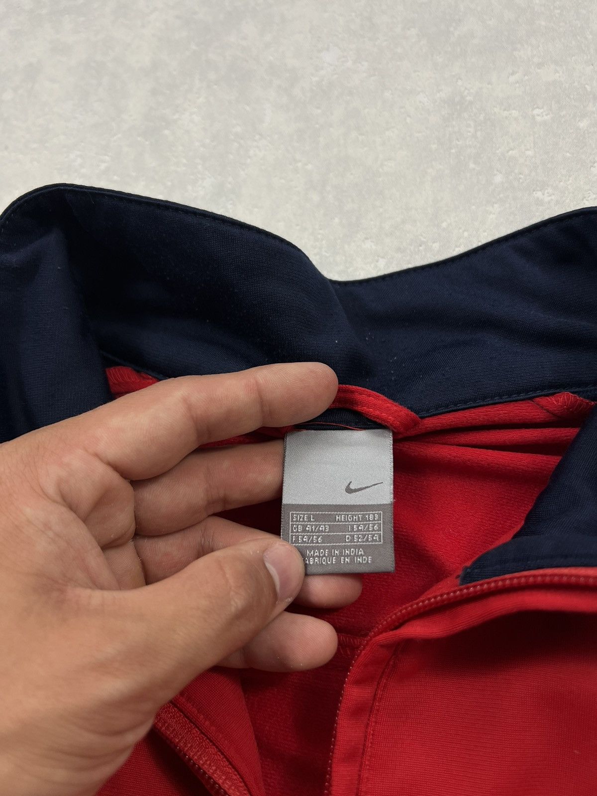 Nike 00’s NIKE VINTAGE Y2K SWOOSH LOGO TRACK JACKET Size US L / EU 52-54 / 3 - 5 Thumbnail