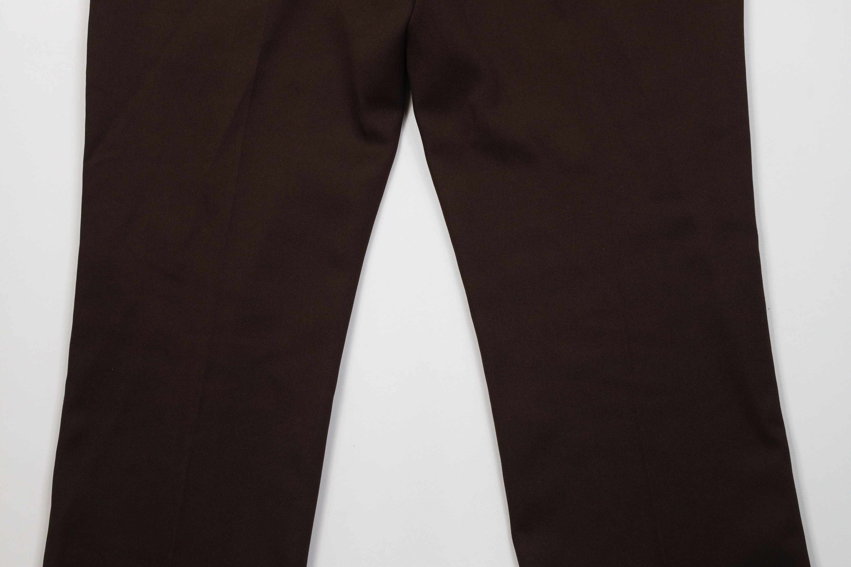 Vintage Vintage 70s Streetwear Flared Wide Leg Chino Pants Brown USA Size US 38 / EU 54 - 12 Thumbnail