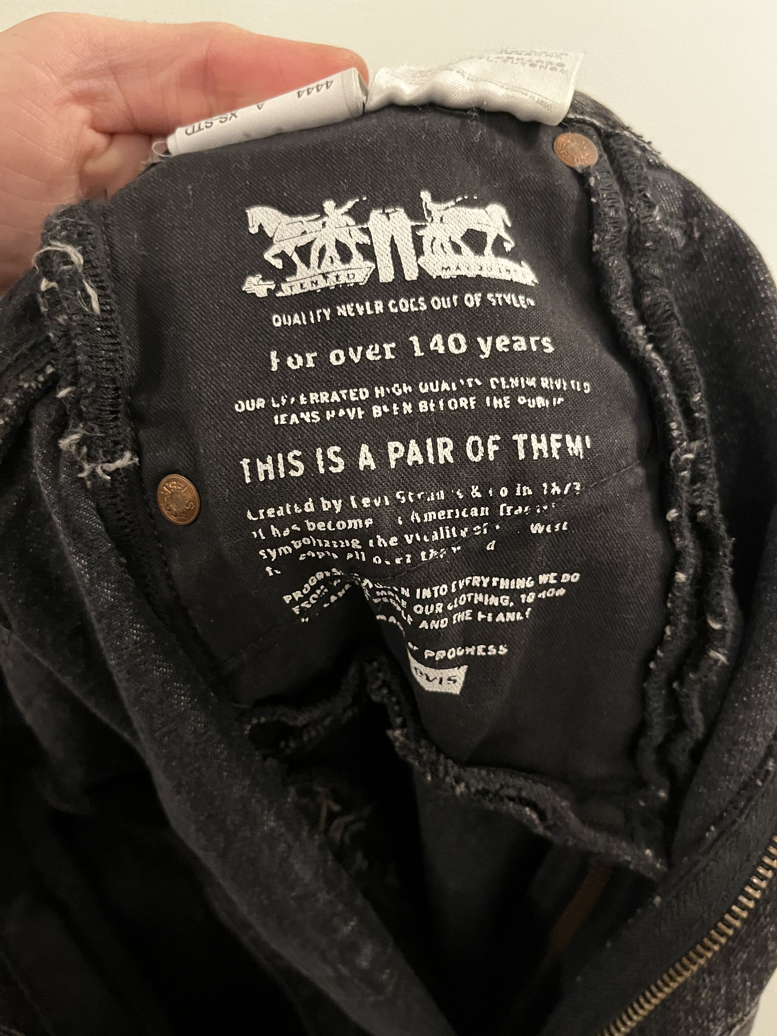 Levi's × Vetements AW17 Zipper Jeans Size 26" / US 2 / IT 38 - 3 Thumbnail