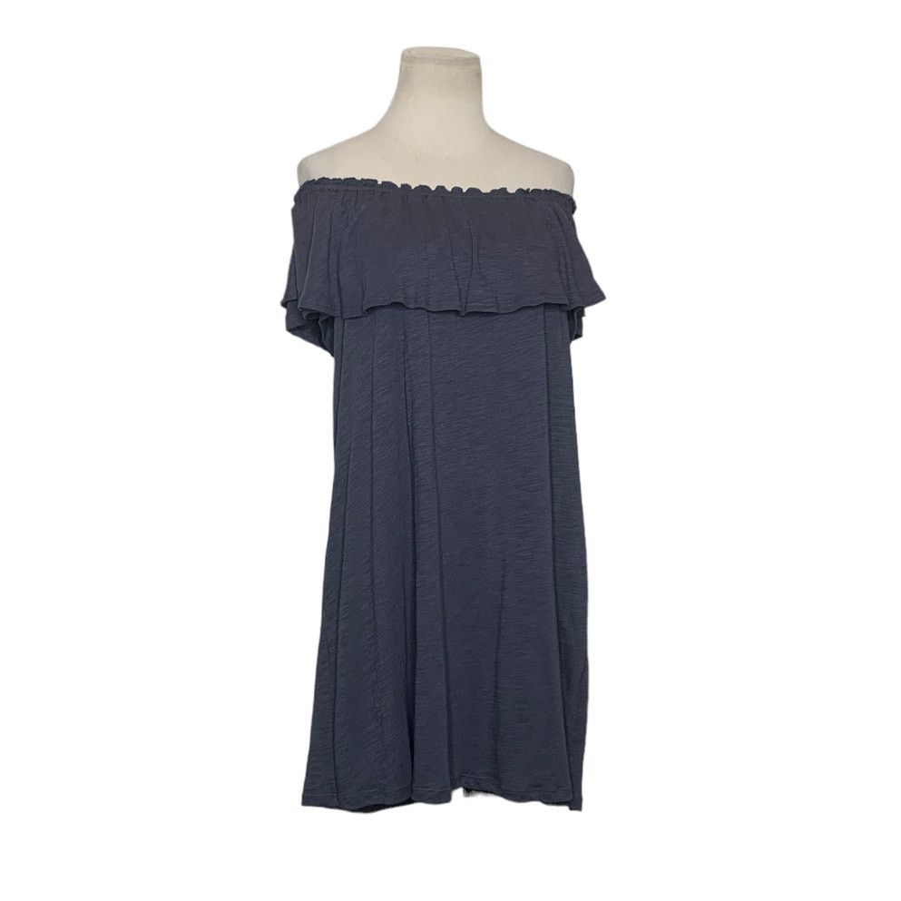 Drew Drew Smokey Gray Off Shoulder Mini Shift Dress Size M Size M / US 6-8 / IT 42-44 - 8 Thumbnail