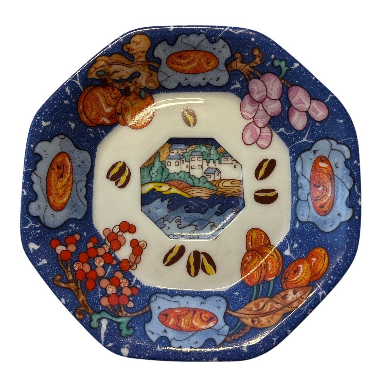 Hermes HERMÈS "Marqueterie de Pierres" Demitasse Saucer Porcelain Size ONE SIZE - 1 Thumbnail