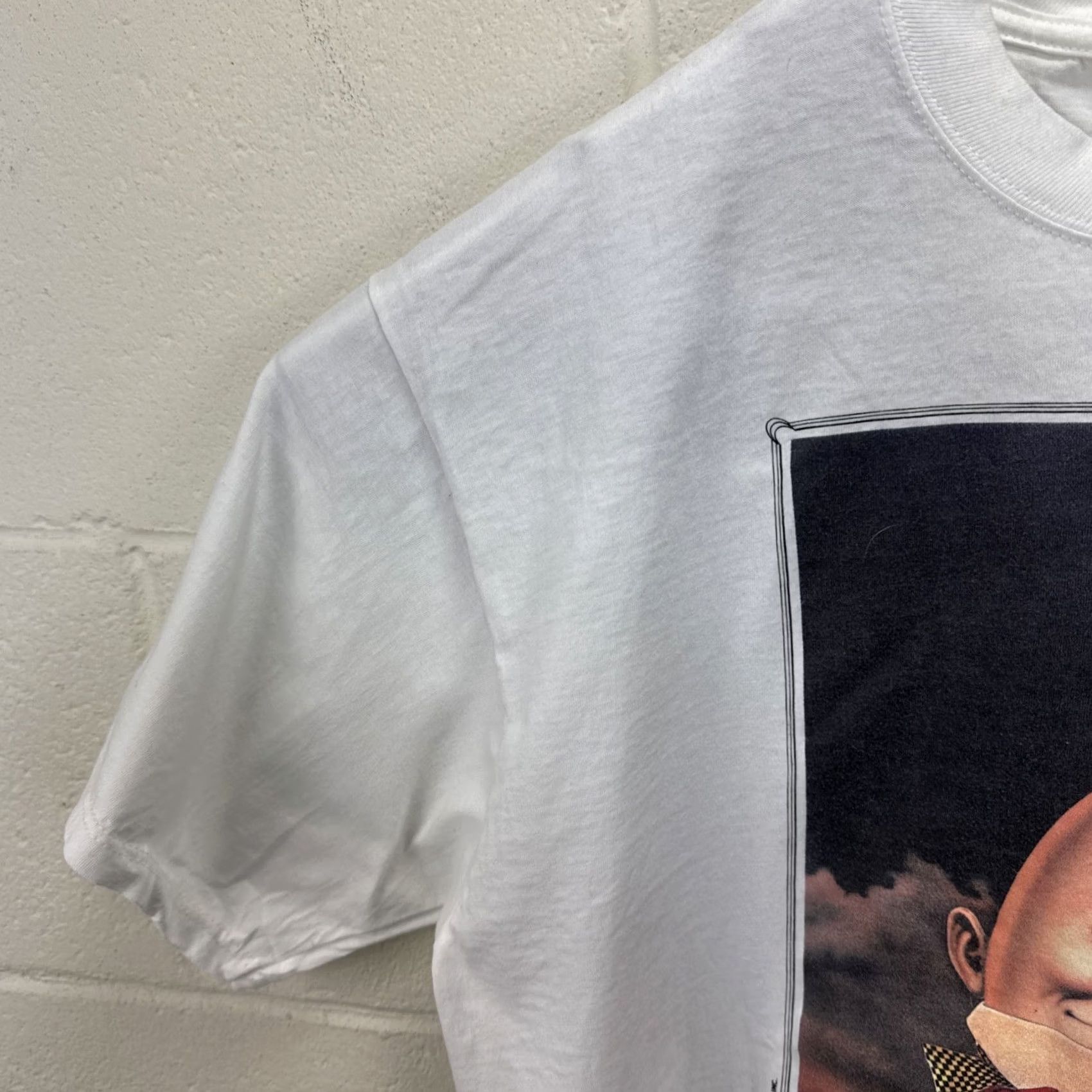 Vintage VINTAGE Serigraphia Inc T-Shirt Humpty Dumpty Art 90s White L Unisex Adults Crew Neck Short Sleeve Graphic Print Cotton Knit Reg/Regular Mens Womens Size US L / EU 52-54 / 3 - 6 Thumbnail