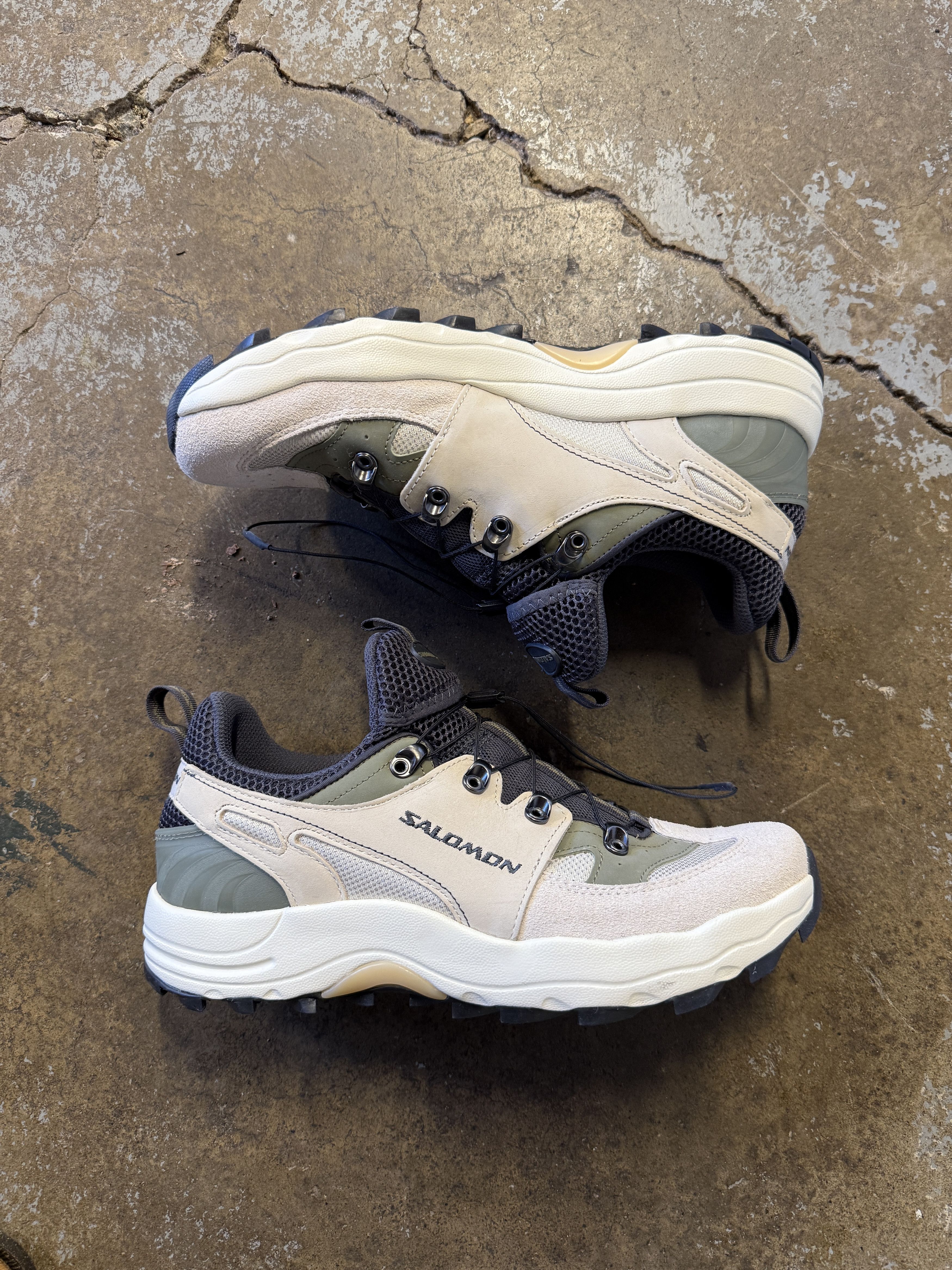 Salomon Salomon Advanced Raid Wind Sz 10 Ebony/RainyDay/Lichen Green Size US 10 / EU 43 - 1 Thumbnail