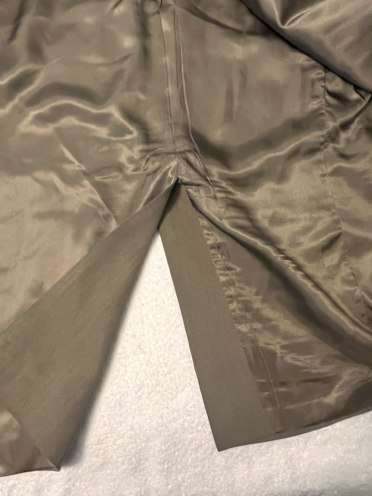 Coppley COPPLEY 2 PC MENS SUIT- VINTAGE -2001- GREENISH TAN Size 46L - 4 Thumbnail