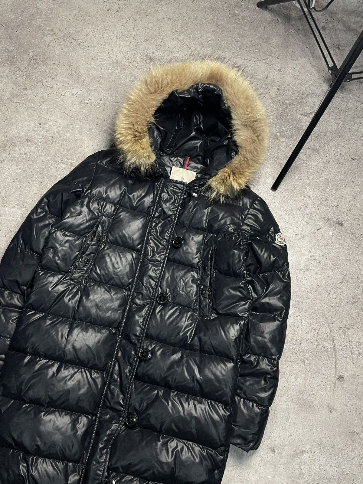 Moncler Moncler Parka Down Jacket Real Fur Puffer Size M / US 6-8 / IT 42-44 - 2 Thumbnail
