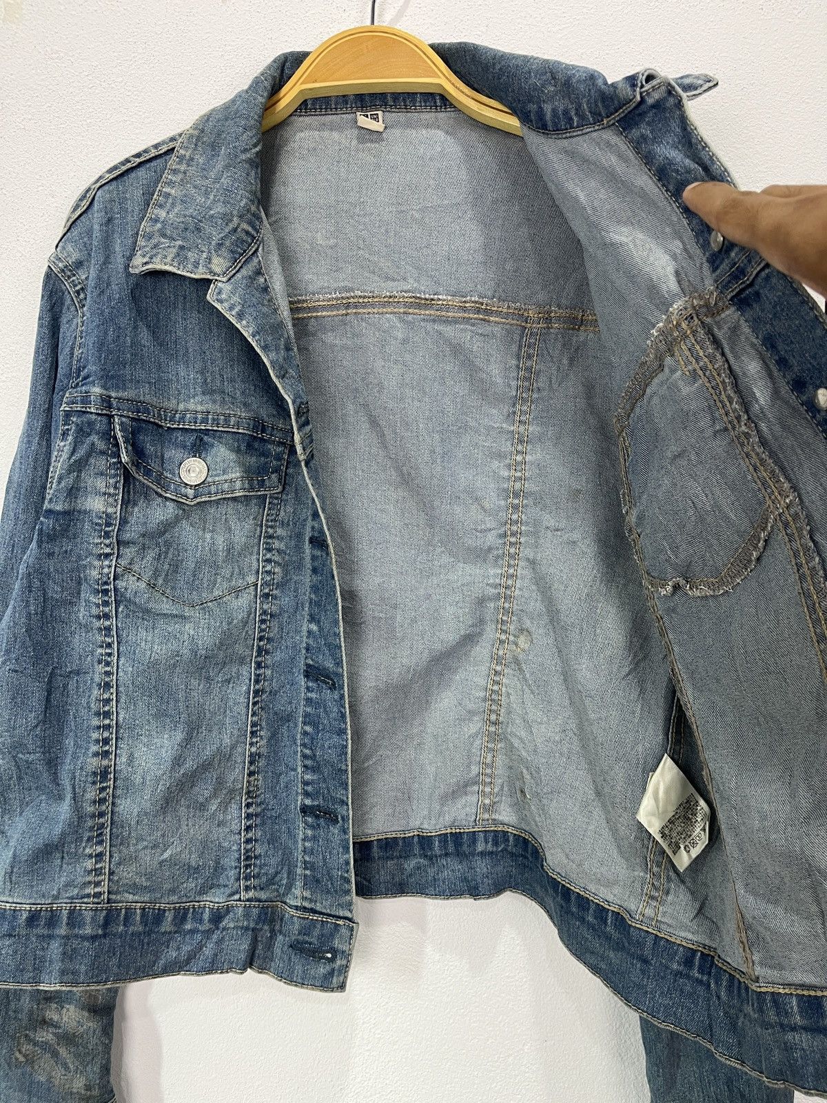 Uniqlo Uniqlo UJ Denim Trucker Jacket Size S / US 4 / IT 40 - 7 Thumbnail