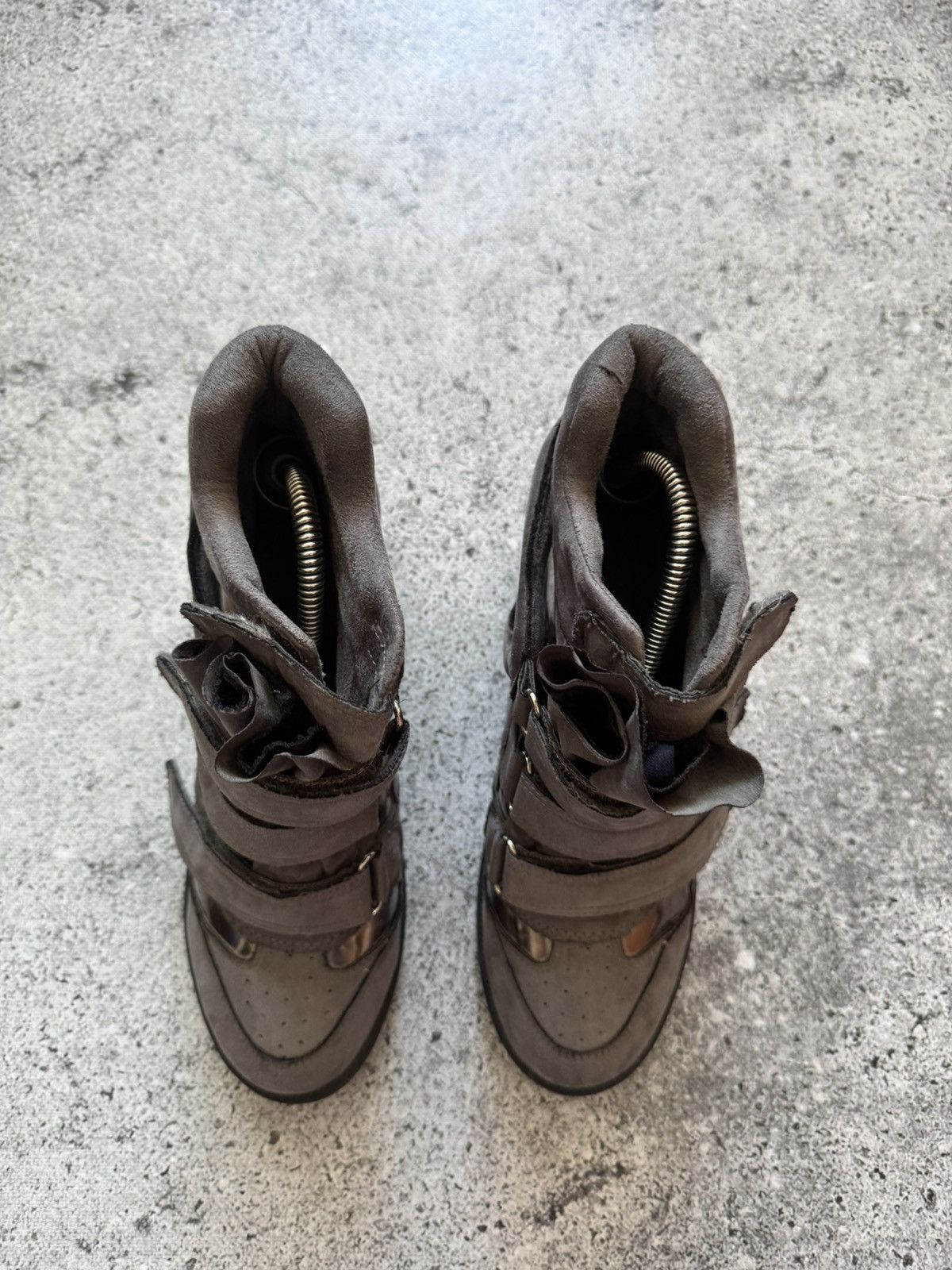 Hysteric Glamour Unbranded Isabel Marant Style Bekett Wedge Hi-Top Sneakers Size US 10 / IT 40 - 5 Thumbnail