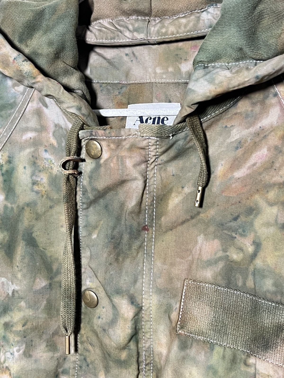 Acne Studios acne studios 2011 tie dye fishtail camo parka jacket Size US M / EU 48-50 / 2 - 11 Thumbnail
