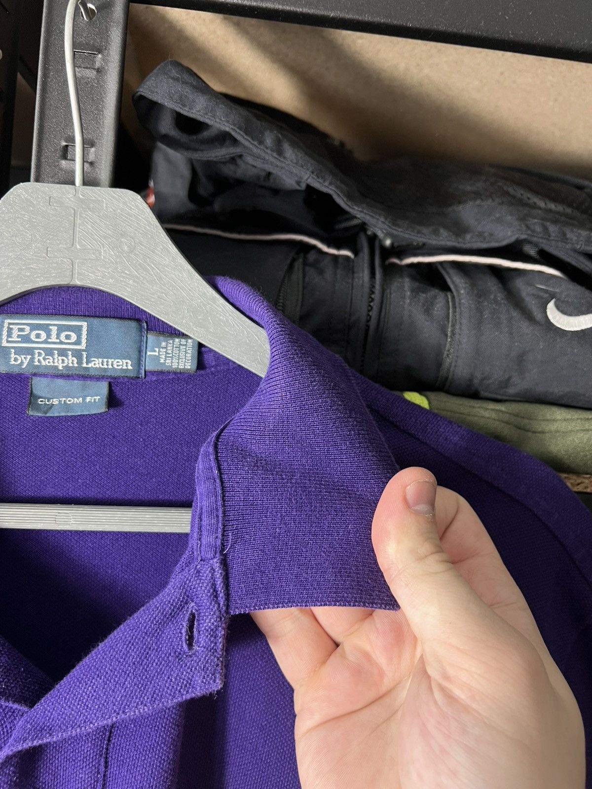 Polo Ralph Lauren Polo Ralph Lauren Classic Fit Polo Shirt Bold Purple Vintage Size US L / EU 52-54 / 3 - 7 Thumbnail