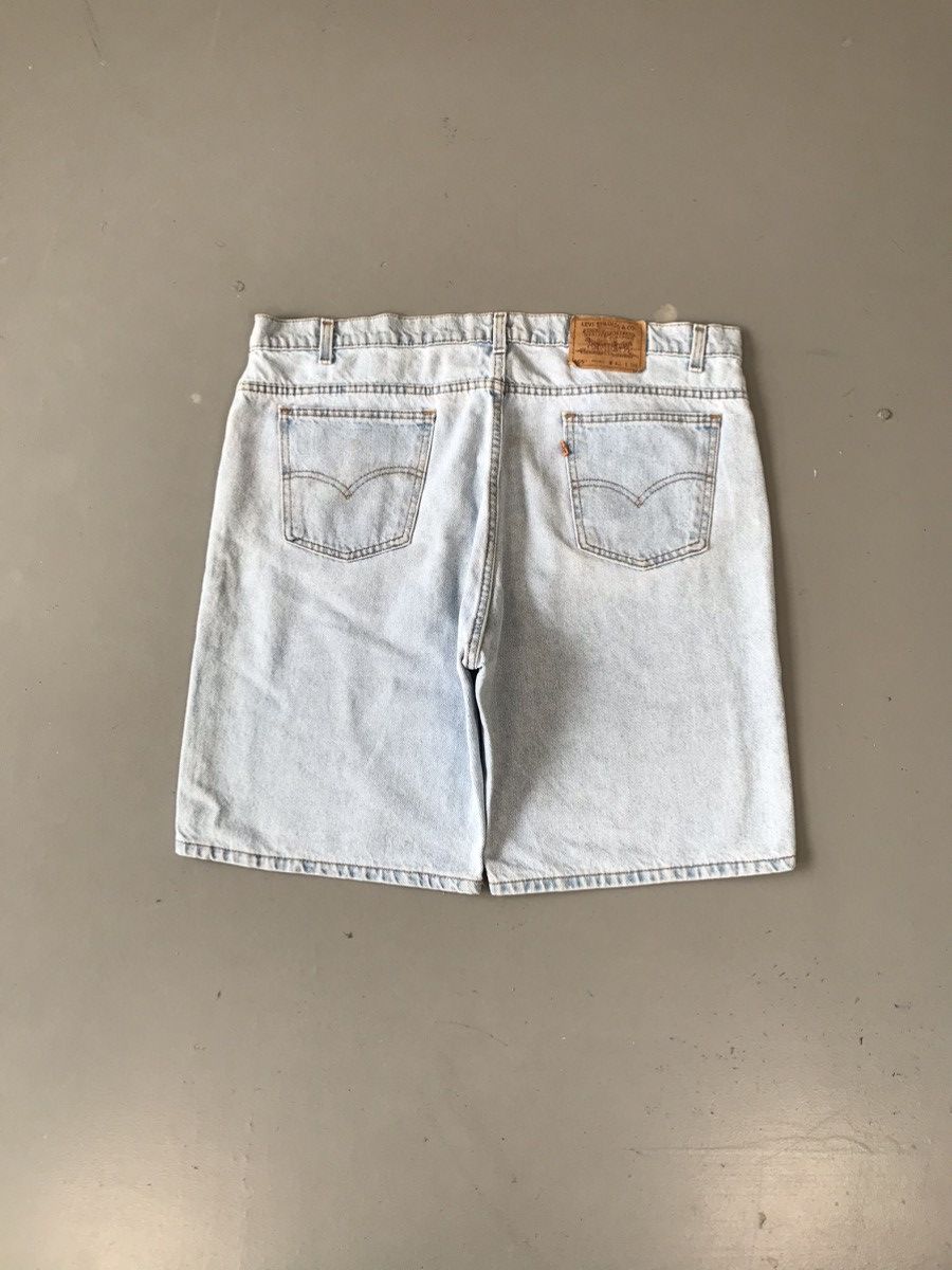 Levi's × Vintage Vintage late 90s Levi’s 505 orange tab denim Jorts Size US 41 - 5 Thumbnail