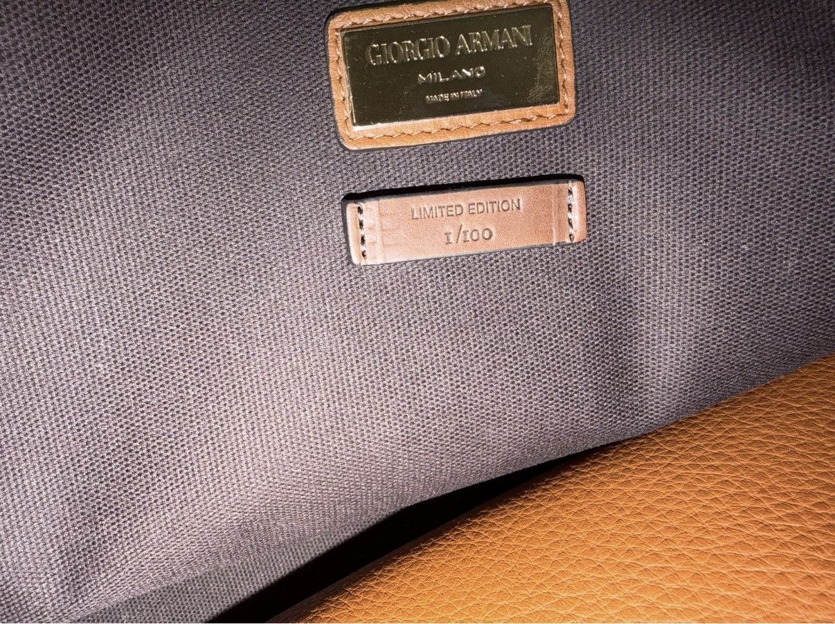 Giorgio Armani Giorgio Armani Leather satchel 1 of 100 Size ONE SIZE - 8 Thumbnail