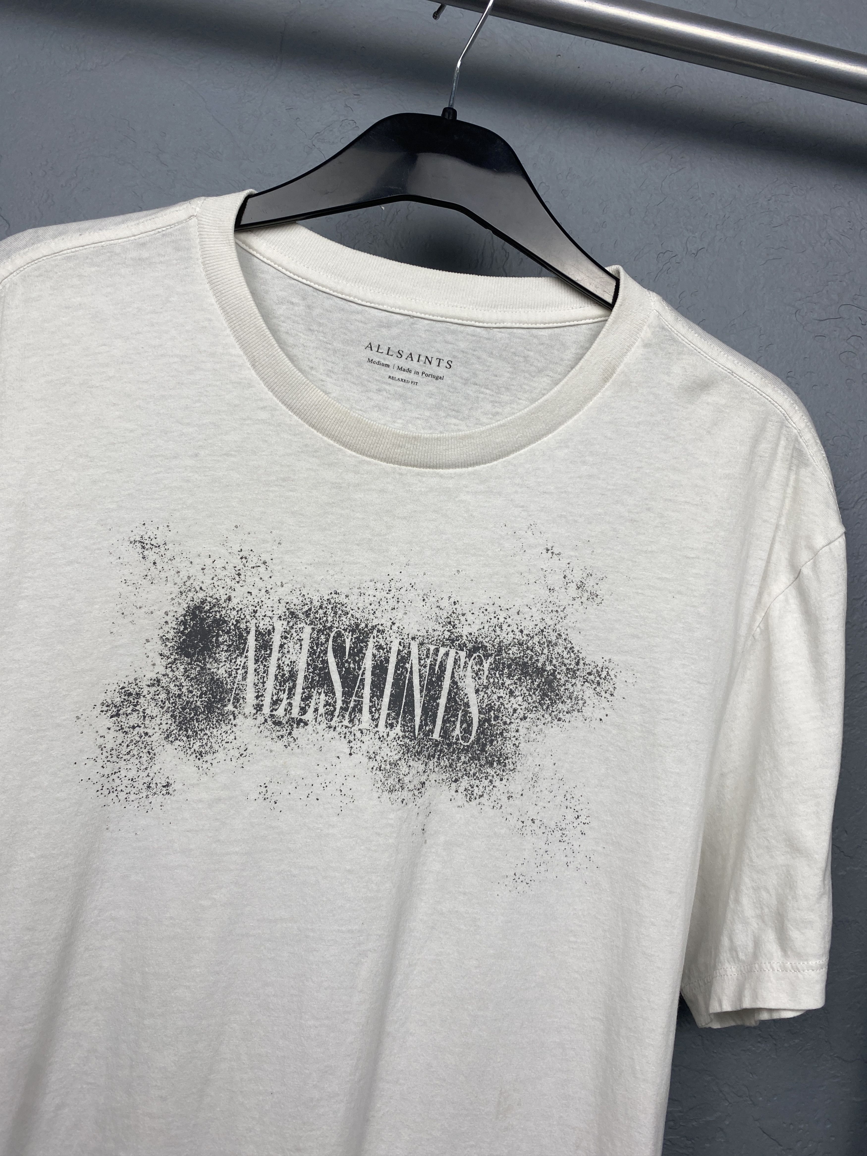 Allsaints Allsaints Shadow Stamp Mens Crew Neck T-Shirt Size US M / EU 48-50 / 2 - 4 Thumbnail