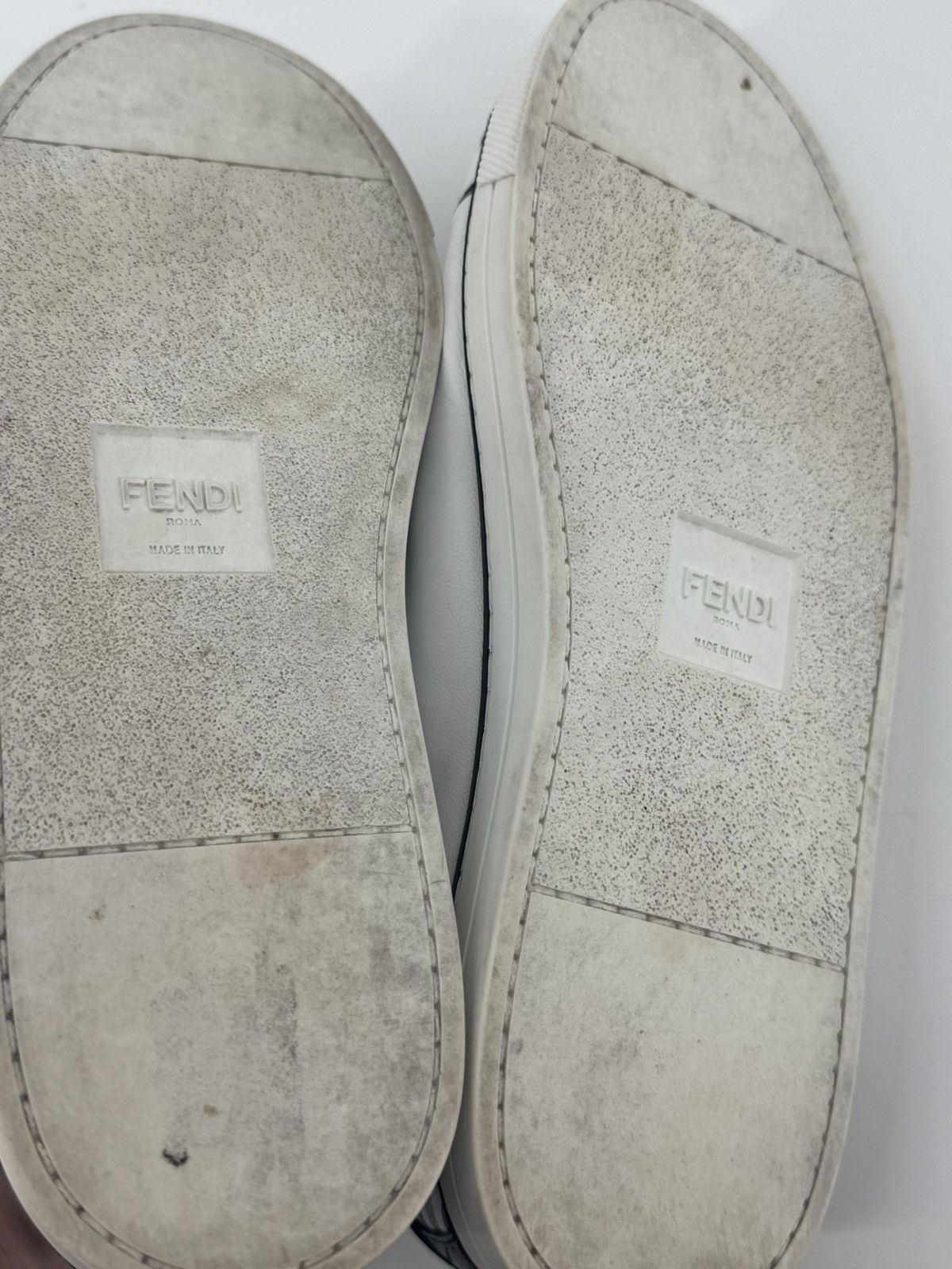 Fendi Fendi x Joshua Vides leather slip-on sneakers Size 38 Size US 8 / IT 38 - 9 Thumbnail