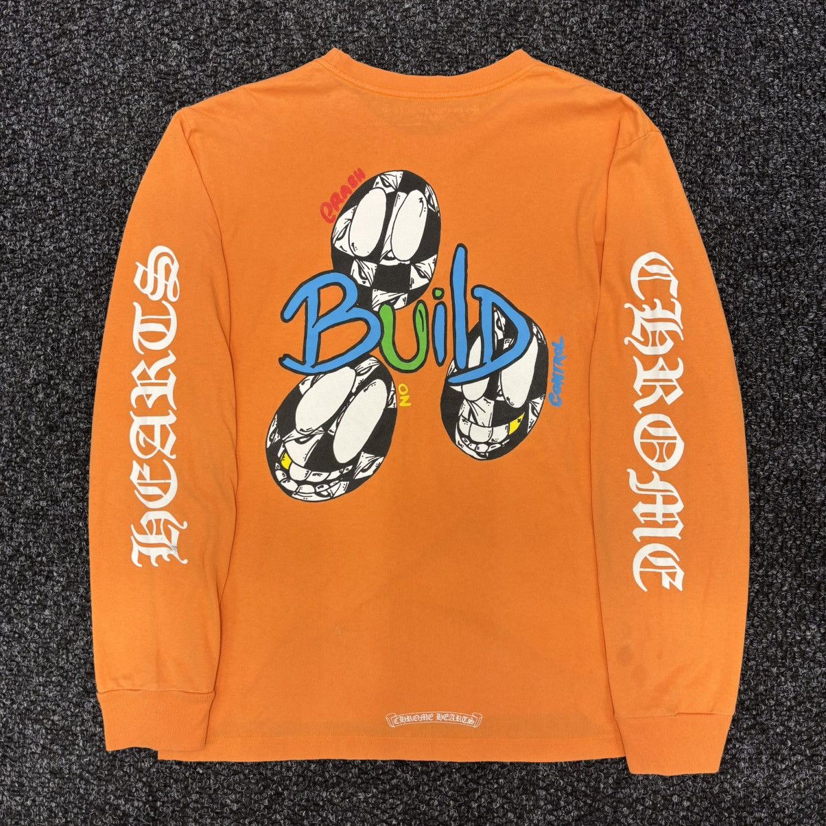 Chrome Hearts Matty Boy Link & Build L/S T-shirt Orange