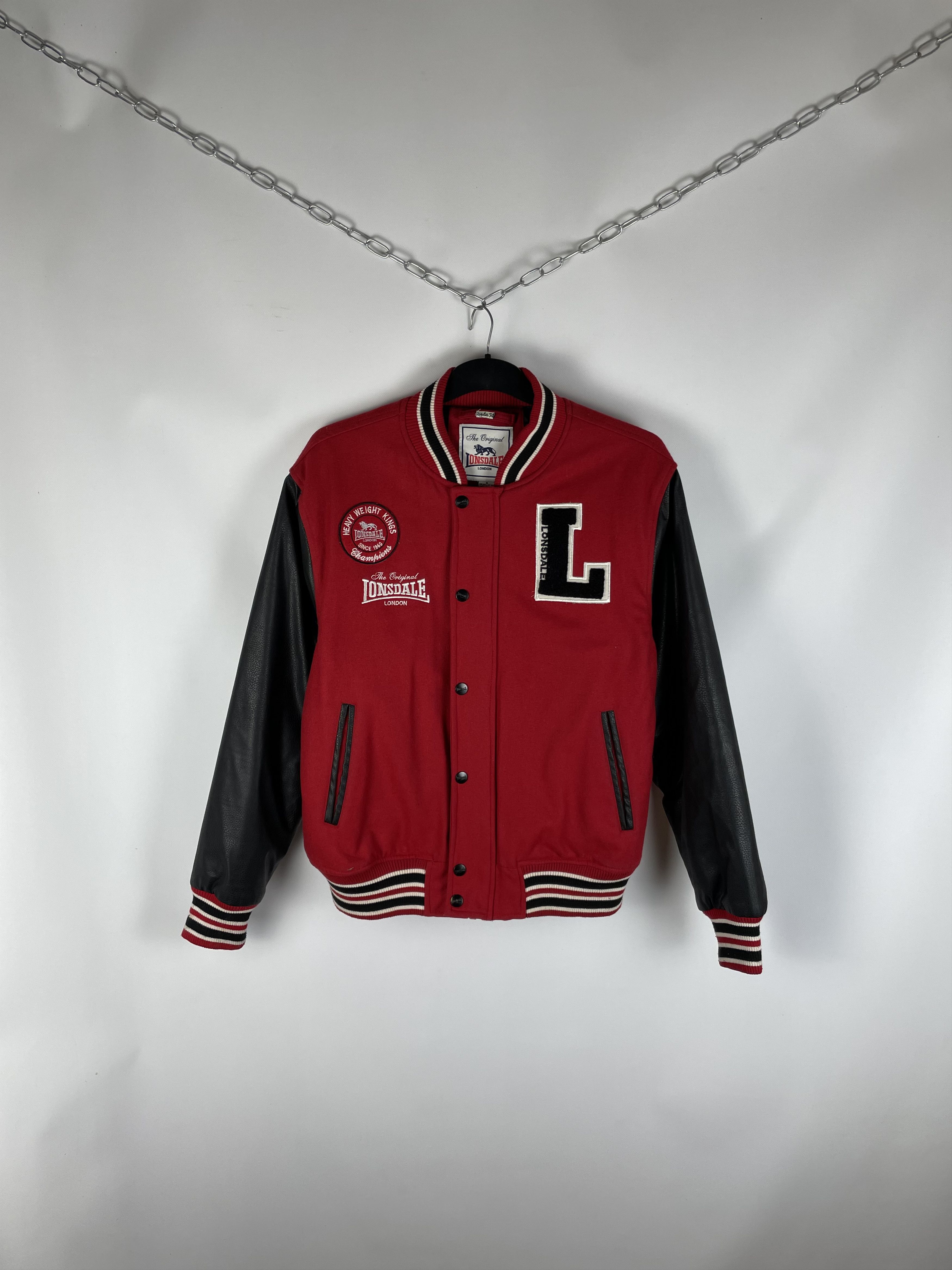 Vintage Lonsdale London Big Logo Bomber Jacket 90s - Main Image
