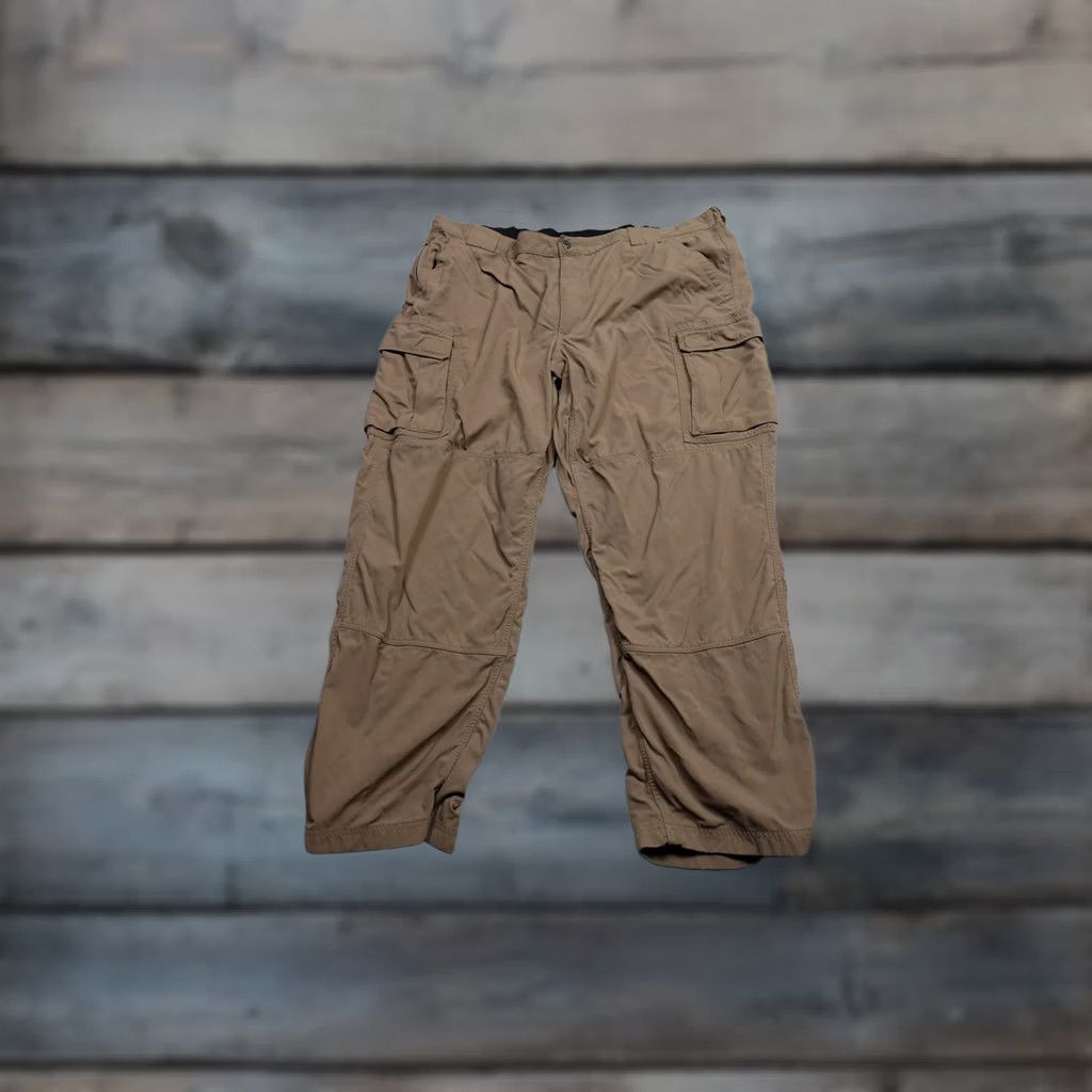 Duluth Trading Company Duluth Trading Co Cargo Pants Mens 42x34 Brown Nylon Elastic Waist Pockets Quick Dry Workwear Size US 42 / EU 58 - 1 Thumbnail