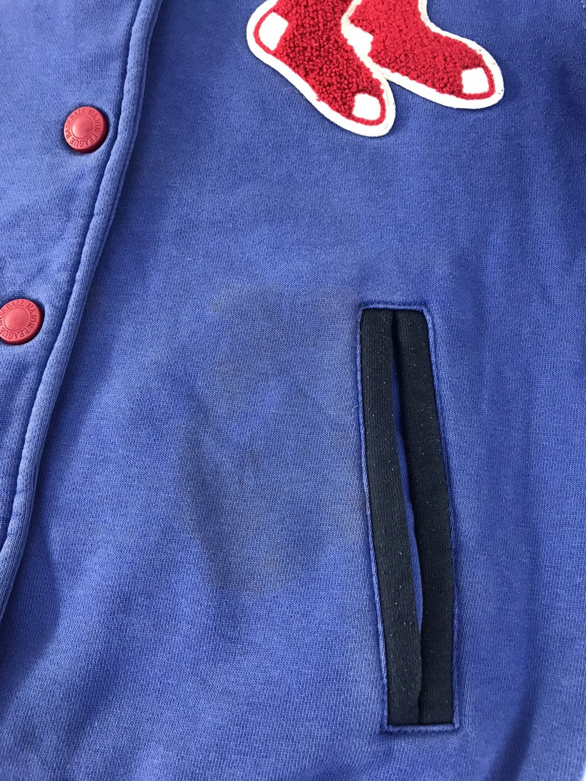 MLB Varsity Jacket MLB Boston RedSox Embroidery Logo Snap Button Size M / US 6-8 / IT 42-44 - 13 Thumbnail
