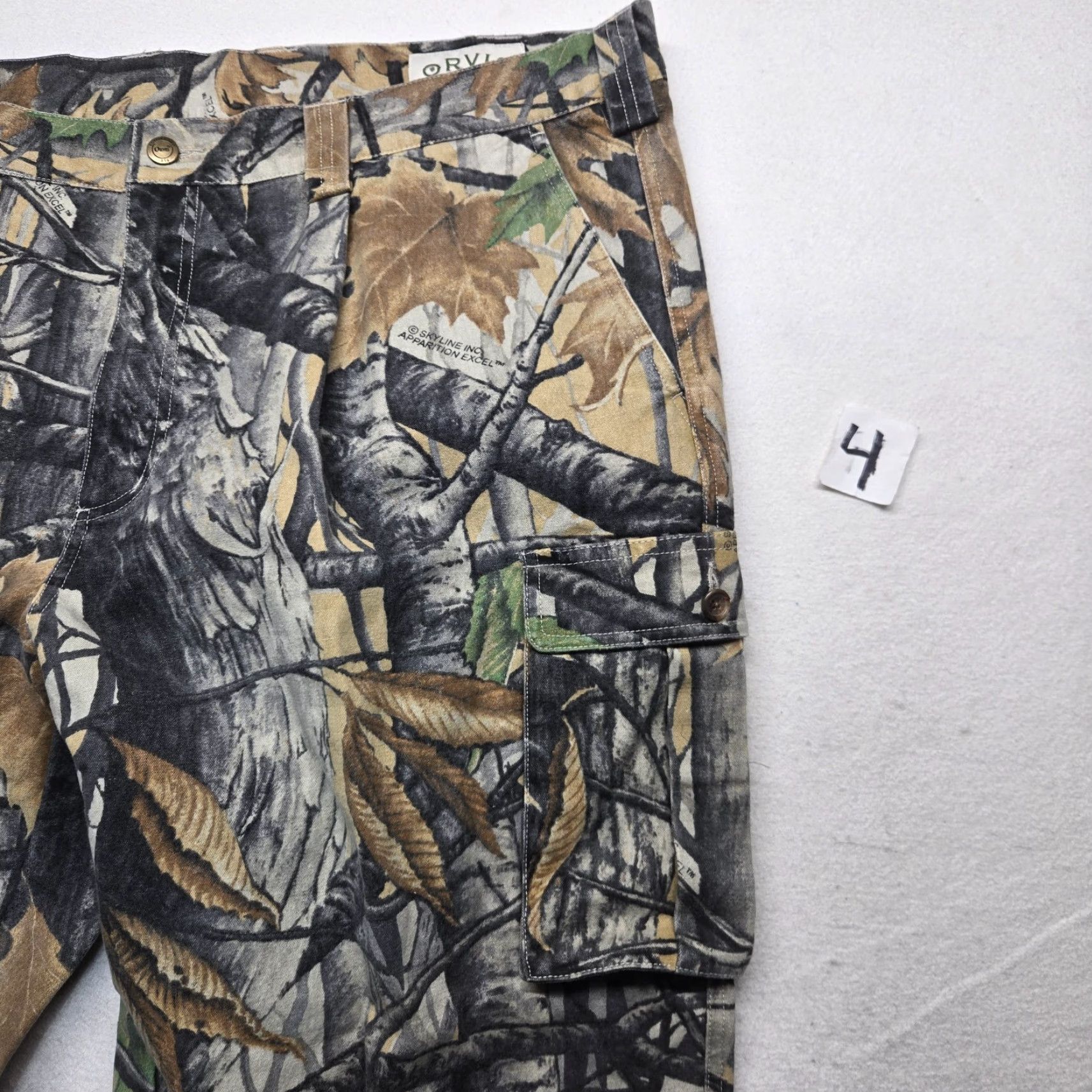 Orvis Orvis Cargo Pants Mens Size 44 Regular Straight Fit Multicolor Canvas 80s 90s Hunting Casual Size US 44 / EU 60 - 2 Thumbnail