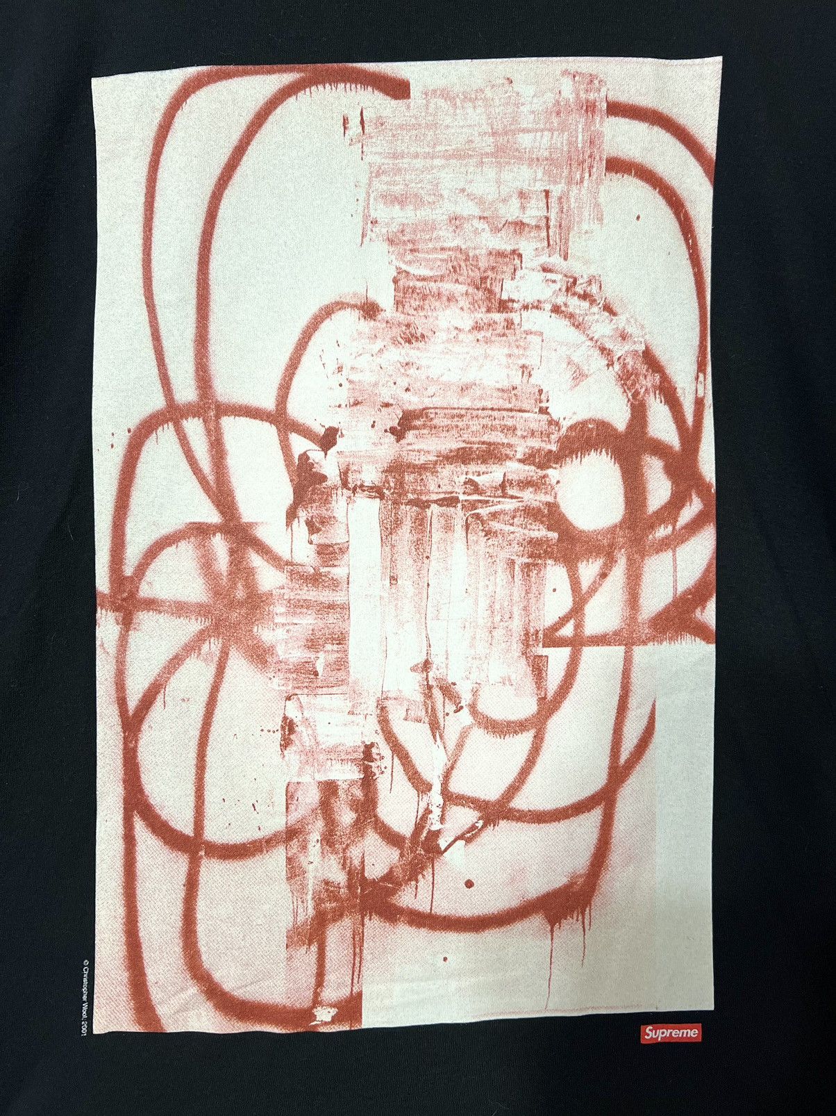 Supreme Supreme x Christopher Wool 2001 tee Size US XL / EU 56 / 4 - 7 Thumbnail
