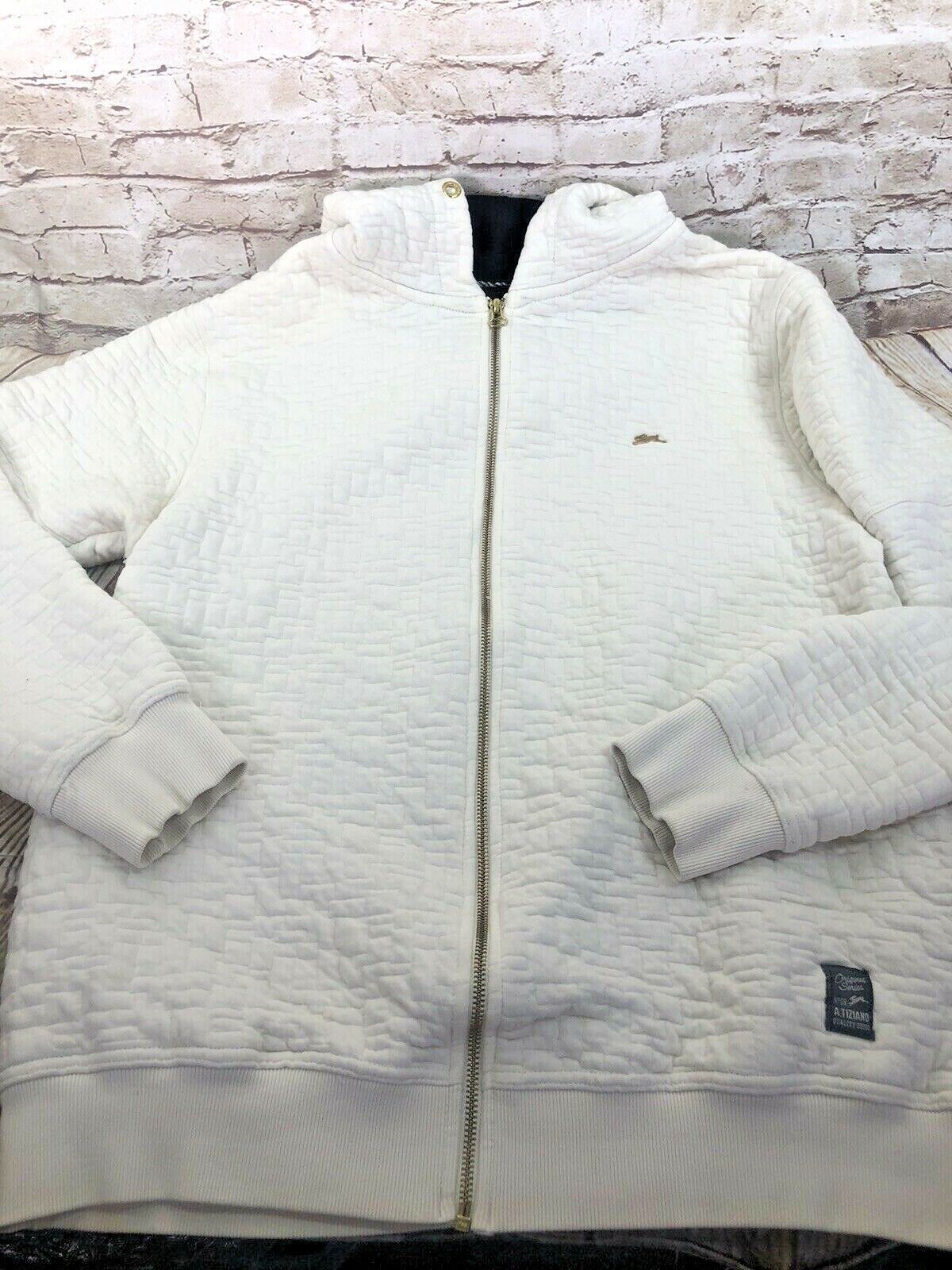 Other A. Tiziano quilted cotton jersey sweatshirt zip hoodie Size US XL / EU 56 / 4 - 5 Thumbnail