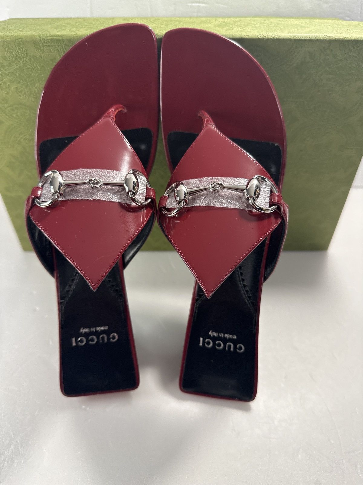 Gucci Gucci Horsebit Kitten Heel Flip Flop Size US 8 / IT 38 - 1 Thumbnail