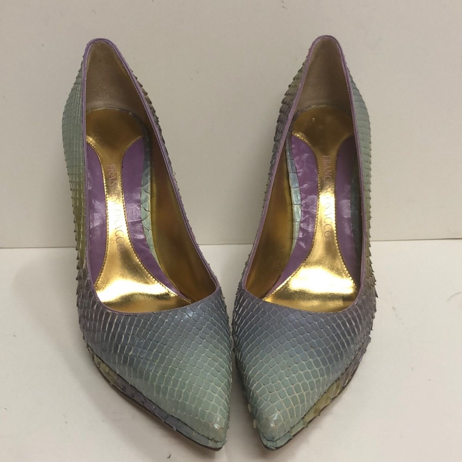 & Other Stories Francesco Sacco Made in Italy Multicolor Python Size US 7 / IT 37 - 1 Thumbnail