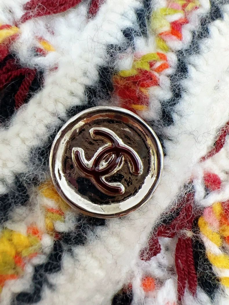 Chanel Chanel 23A Colorful Knit Cardigan Coat Size M / US 6-8 / IT 42-44 - 6 Thumbnail