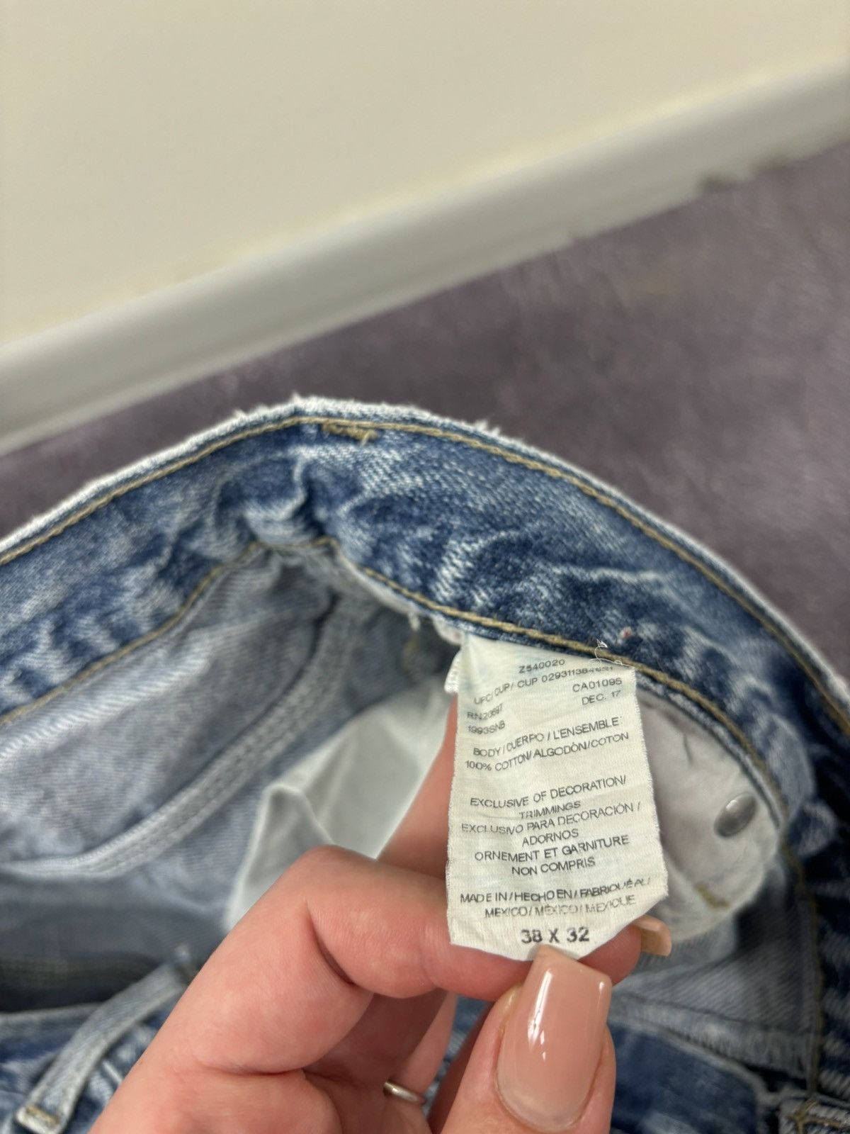 Dickies Vintage Dickies Faded Light Blue Washed Work Baggy Jeans Size US 38 / EU 54 - 12 Thumbnail